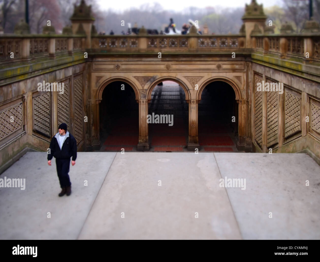 Bethesda Terrace, Central Park Banque D'Images
