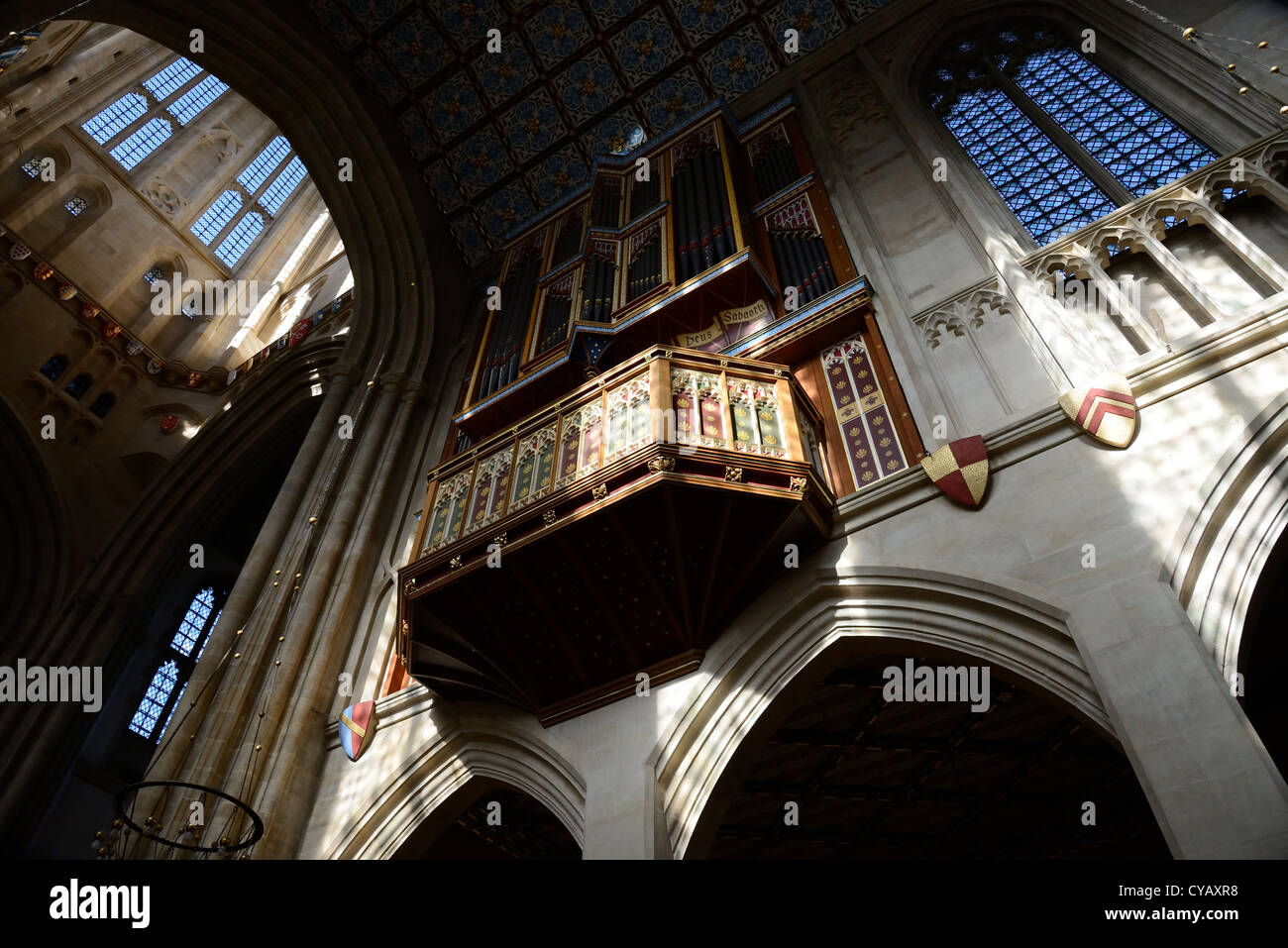 L'orgue de cathédrale St Edmundsbury Banque D'Images