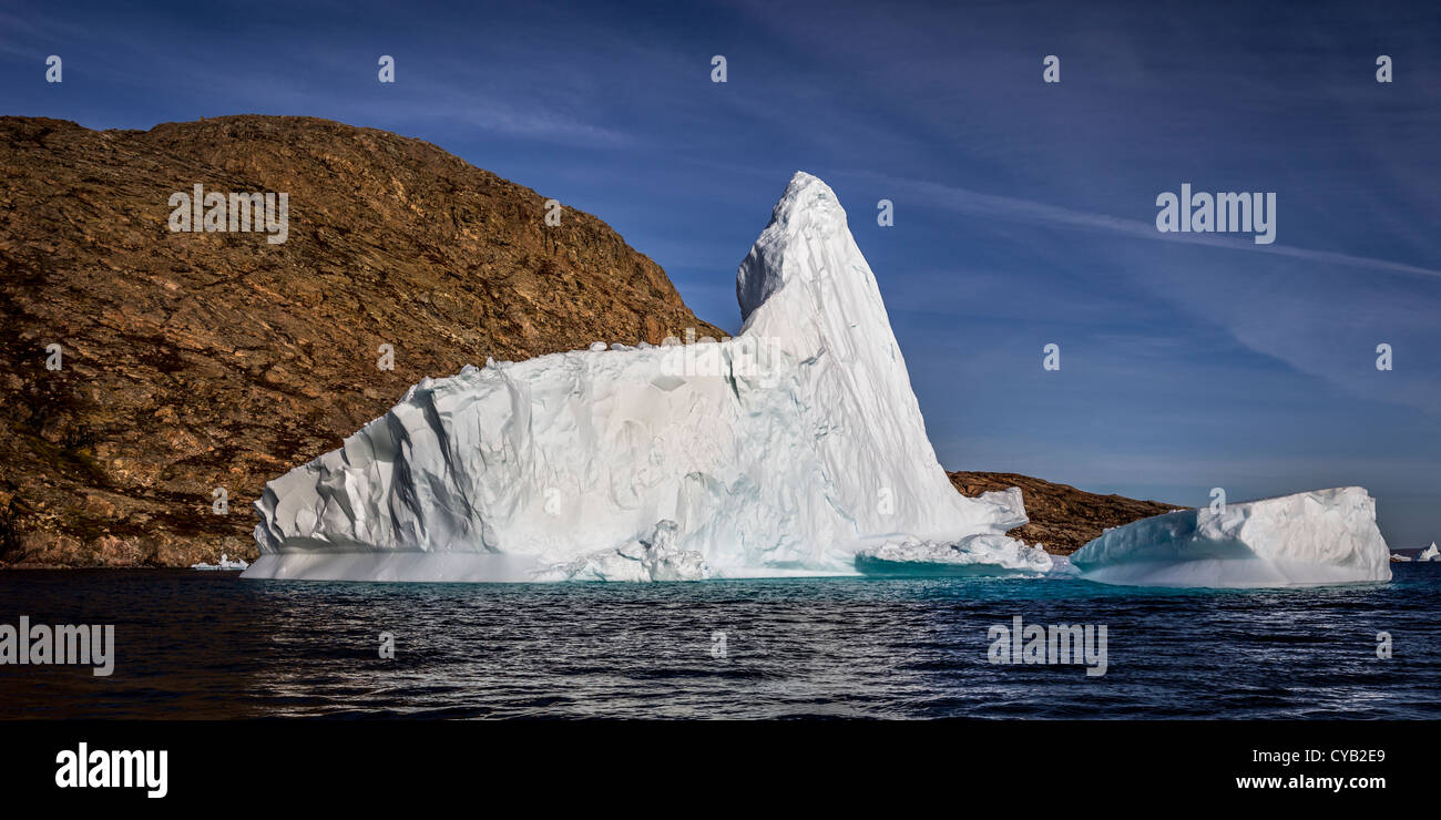 Groenland NORDVESTFJORD Banque D'Images