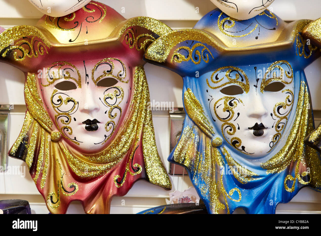 Les masques de carnaval de Venise, Italie, Venise, Vénétie, Italie Banque D'Images
