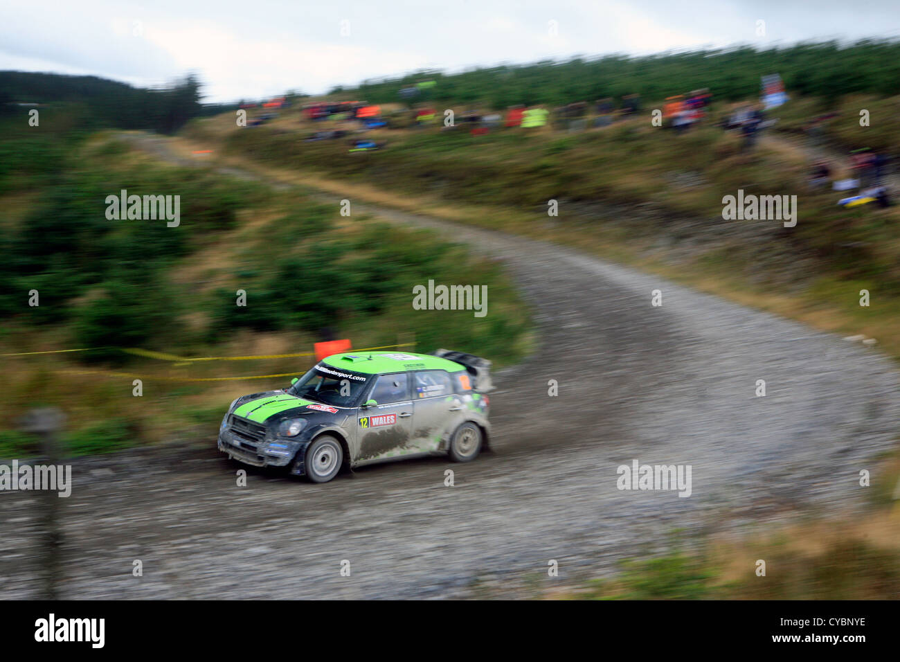 FIA 2012 Wales Rally GB. Banque D'Images