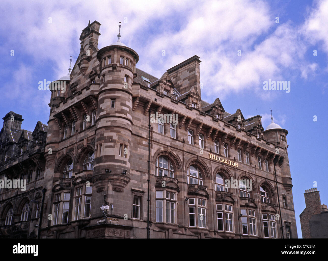 Le Carlton Hotel, North Bridge, Edinburgh, Ecosse, Royaume-Uni Banque D'Images