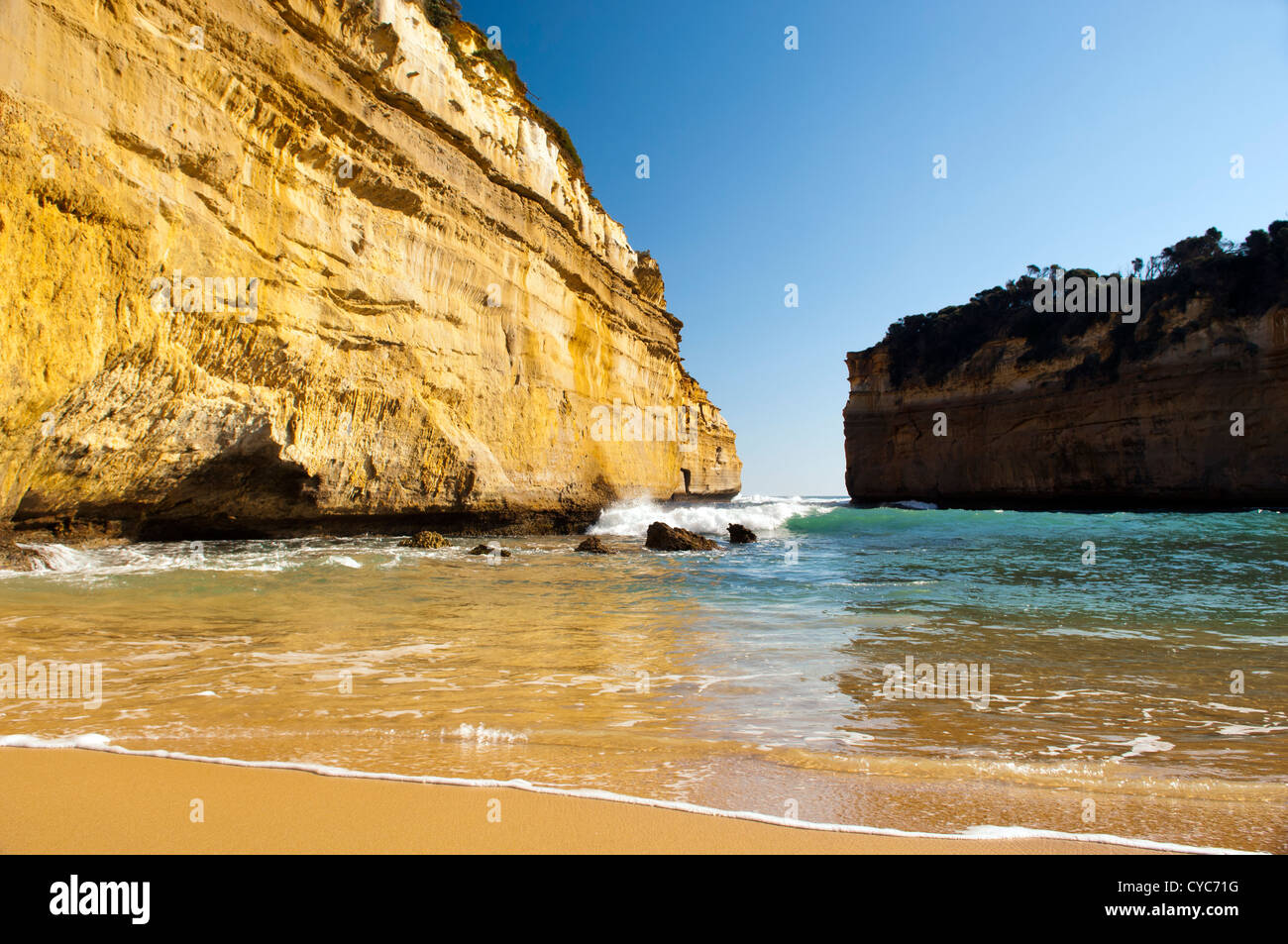 Loch Ard Gorge sur la Great Ocean Road, l'Australie, à proximité de la douze Apôtres Banque D'Images