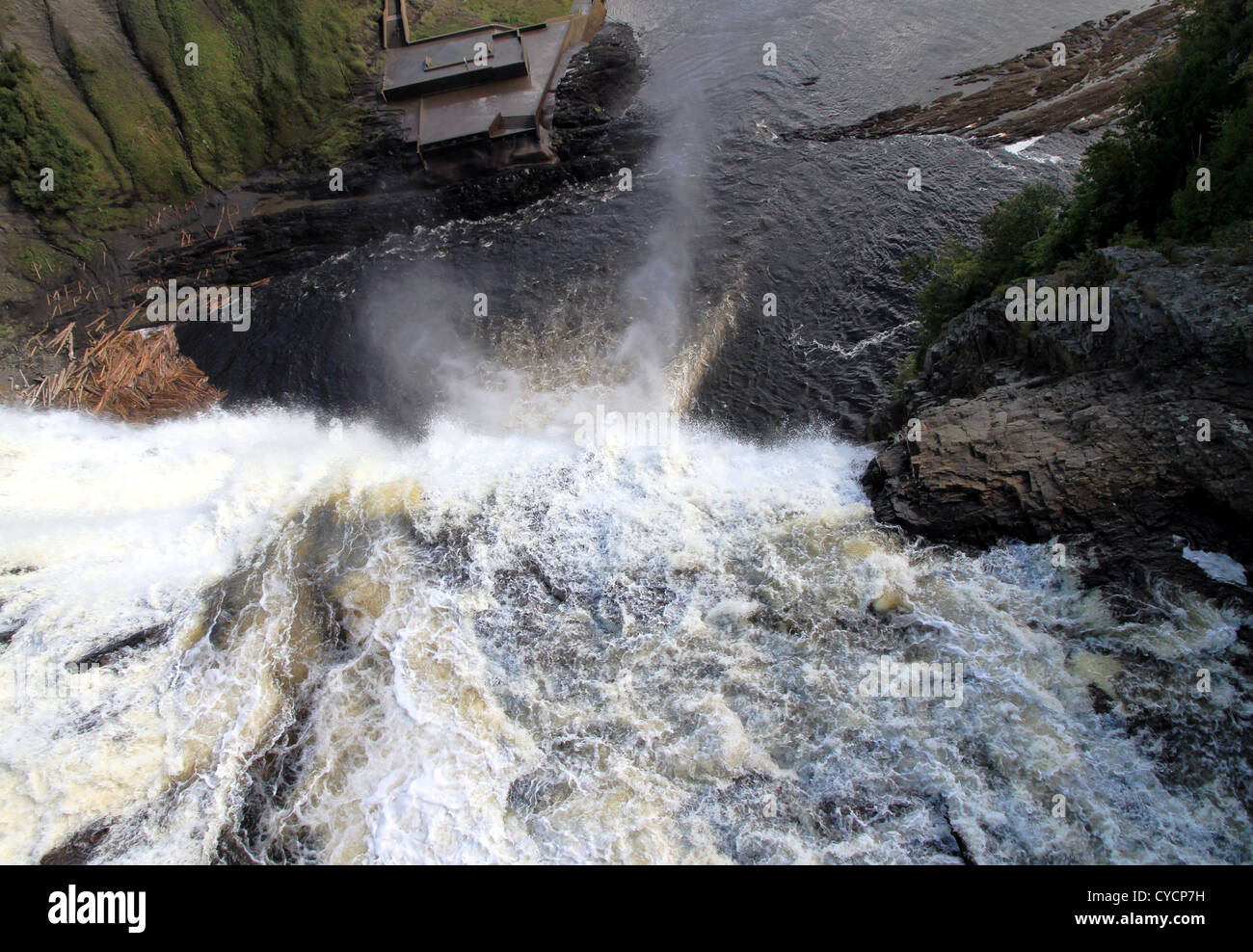 Chute Montmorency à Québec Banque D'Images