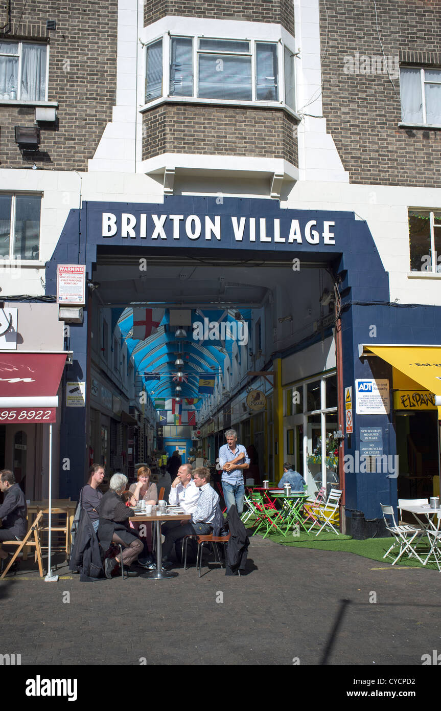 Village au marché de Brixton Brixton Banque D'Images