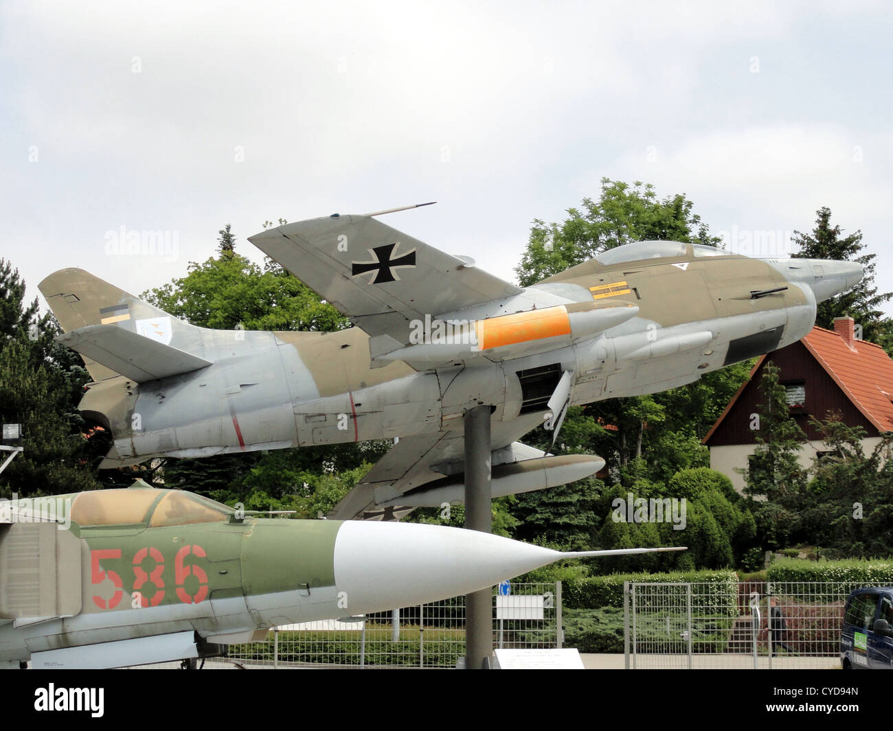 Fiat G-91 à Luftfahrtmuseum Wernigerode Banque D'Images