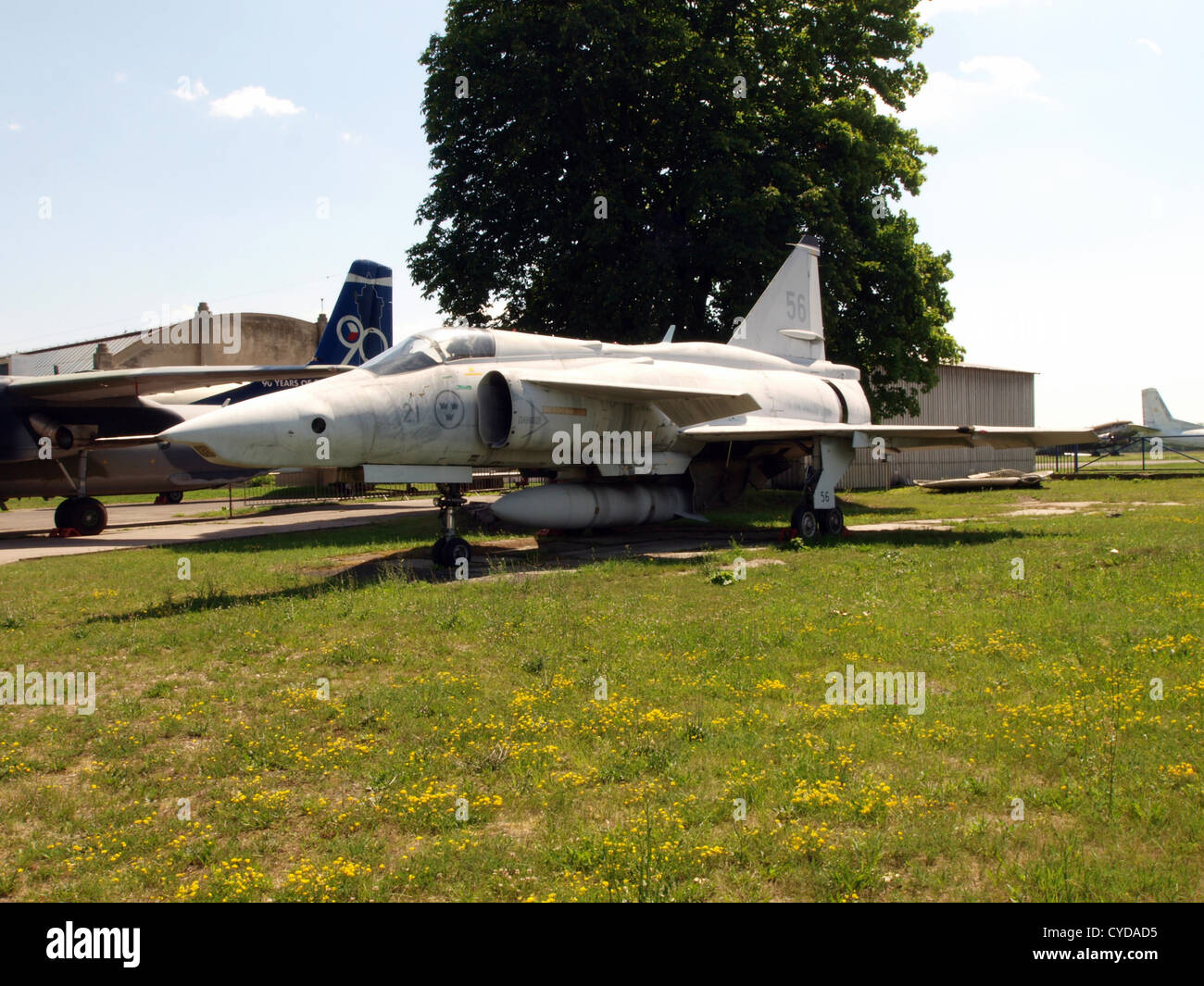 Saab Viggen 2156 Banque D'Images