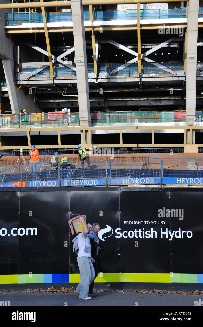 Les travaux de construction se poursuit sur la Scottish Hydro arena de Finneston, Glasgow, Écosse Banque D'Images