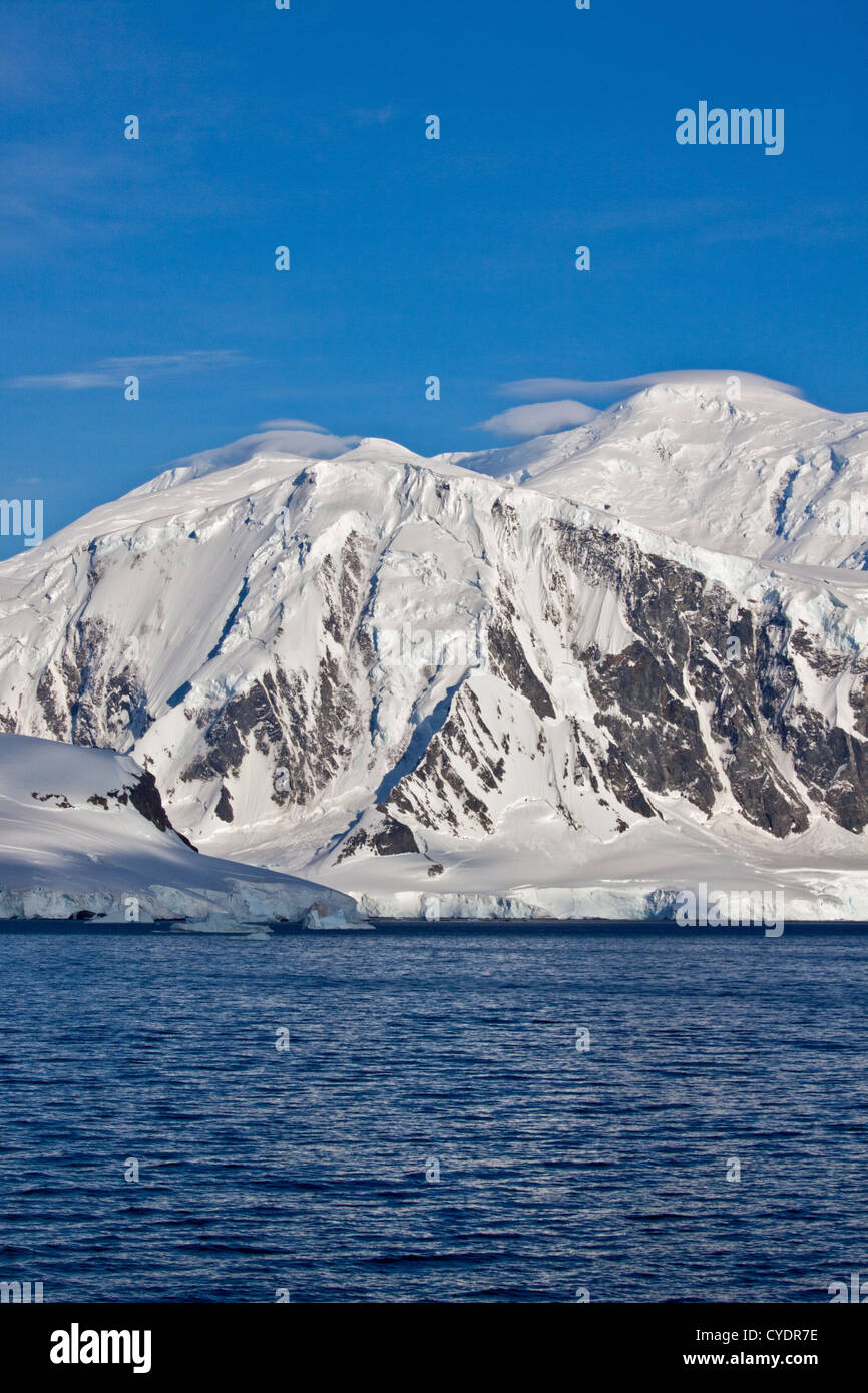 Paradise Bay, péninsule antarctique Banque D'Images
