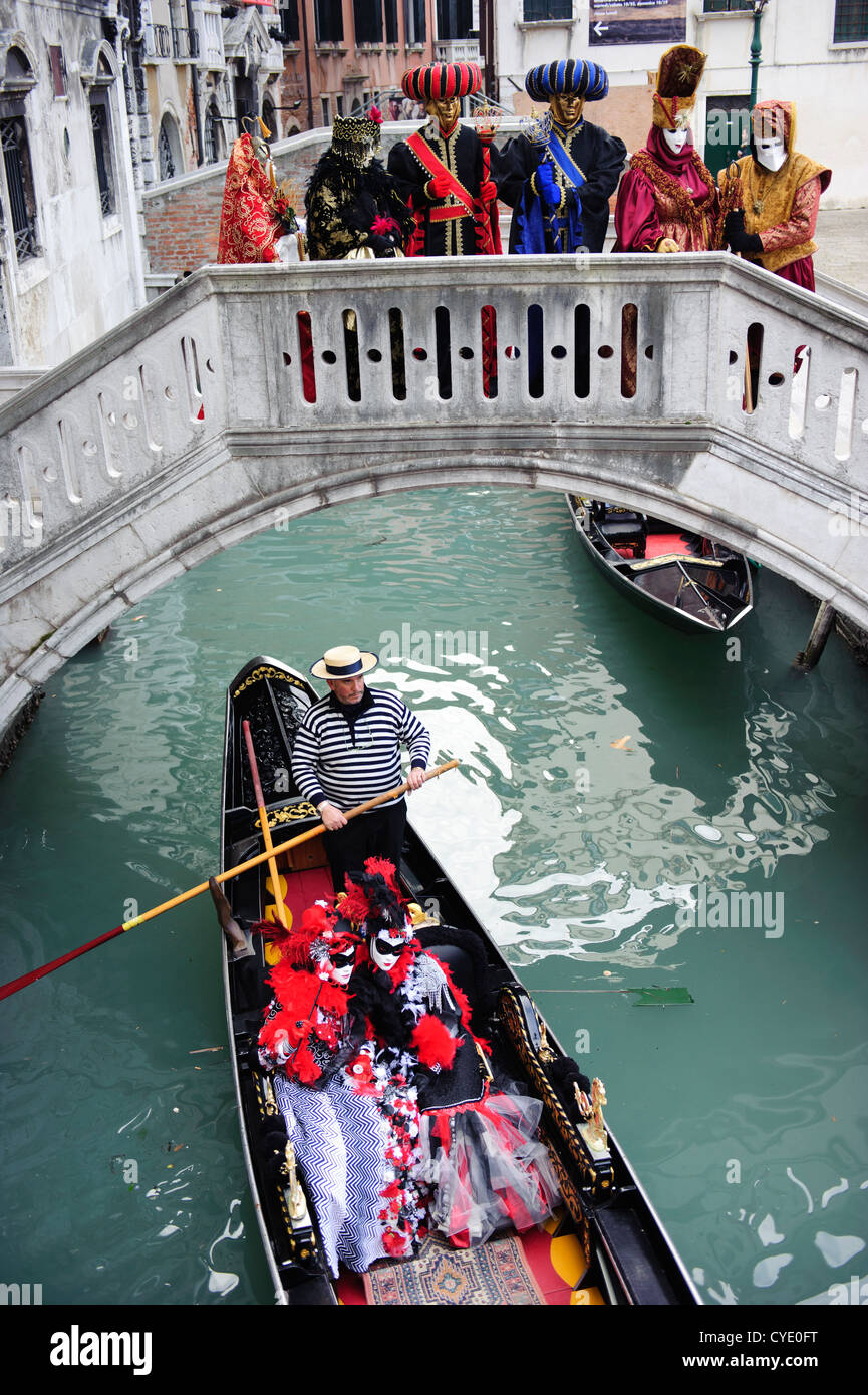 Carnaval de Venise, Italie 2012. Banque D'Images