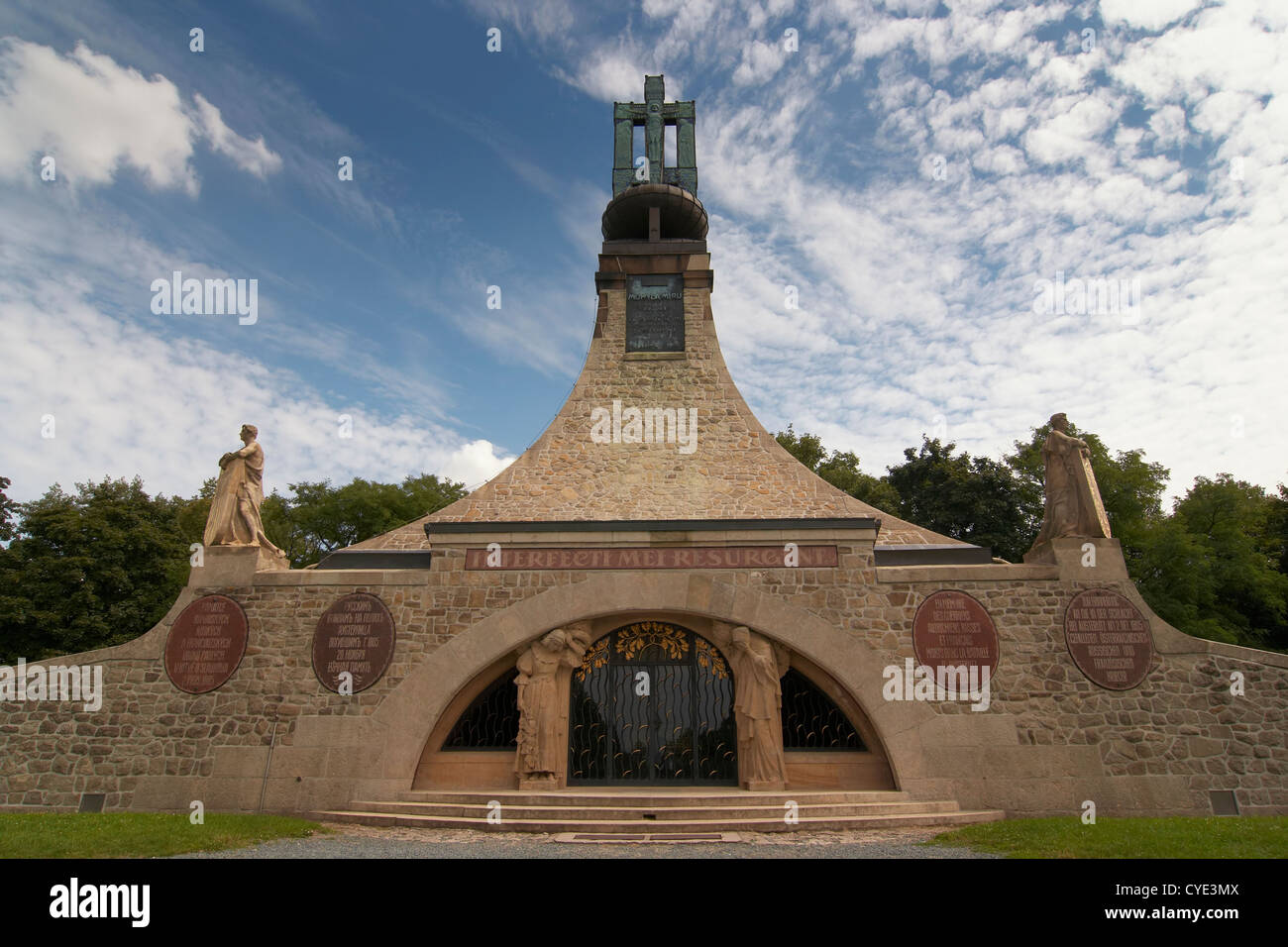 Mémorial de la paix - Slavko u Brna - Austerlitz - bataille des trois empereurs 1805 Banque D'Images