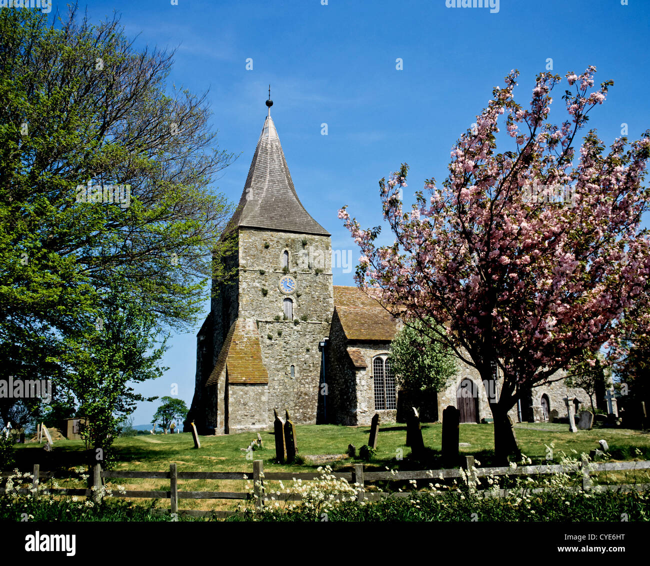 8312. À l'église St Mary dans le Marais, Romney Marsh, Kent, Angleterre, Europe Banque D'Images