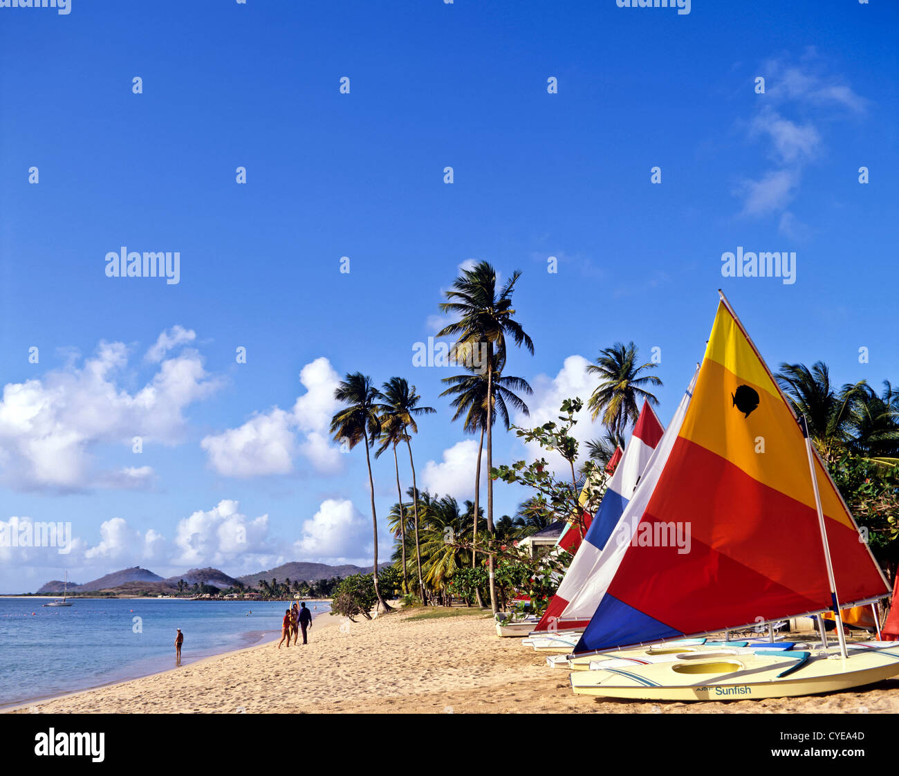 8381. Rodney Bay, Sainte-Lucie, Caraïbes, Antilles Banque D'Images