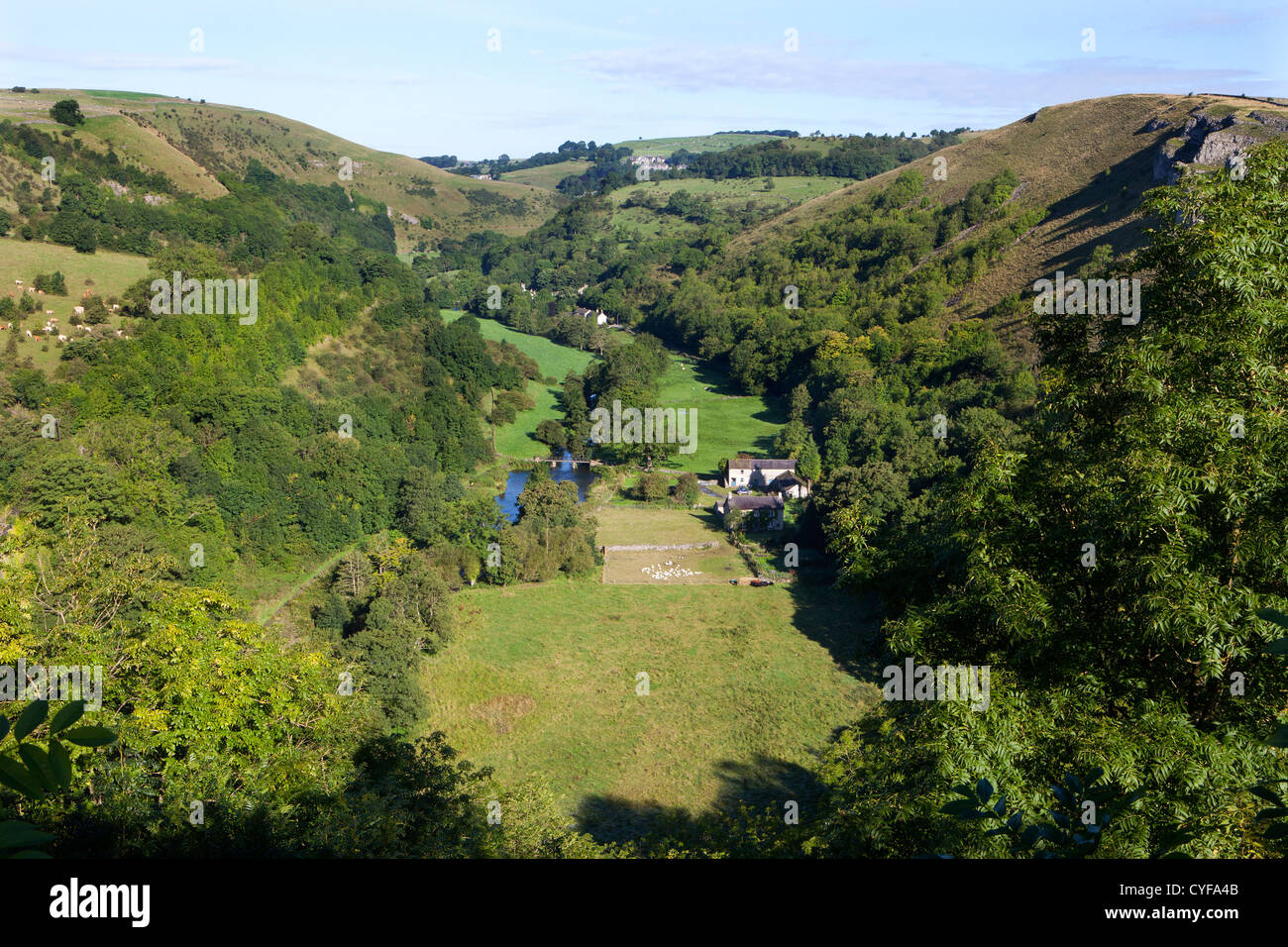 Monsall Dale dans le Derbyshire Peak District Banque D'Images