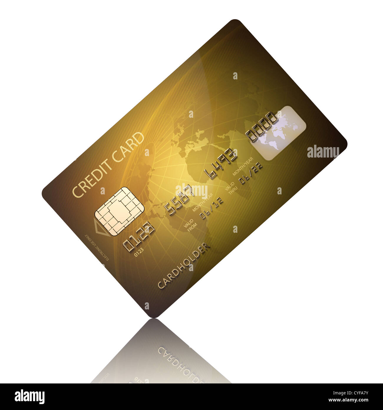 Détails de carte de crédit sur blanc texturé (éléments de cette image fournie par la NASA - carte dérivés d'http://visibleearth.nasa.gov) Banque D'Images