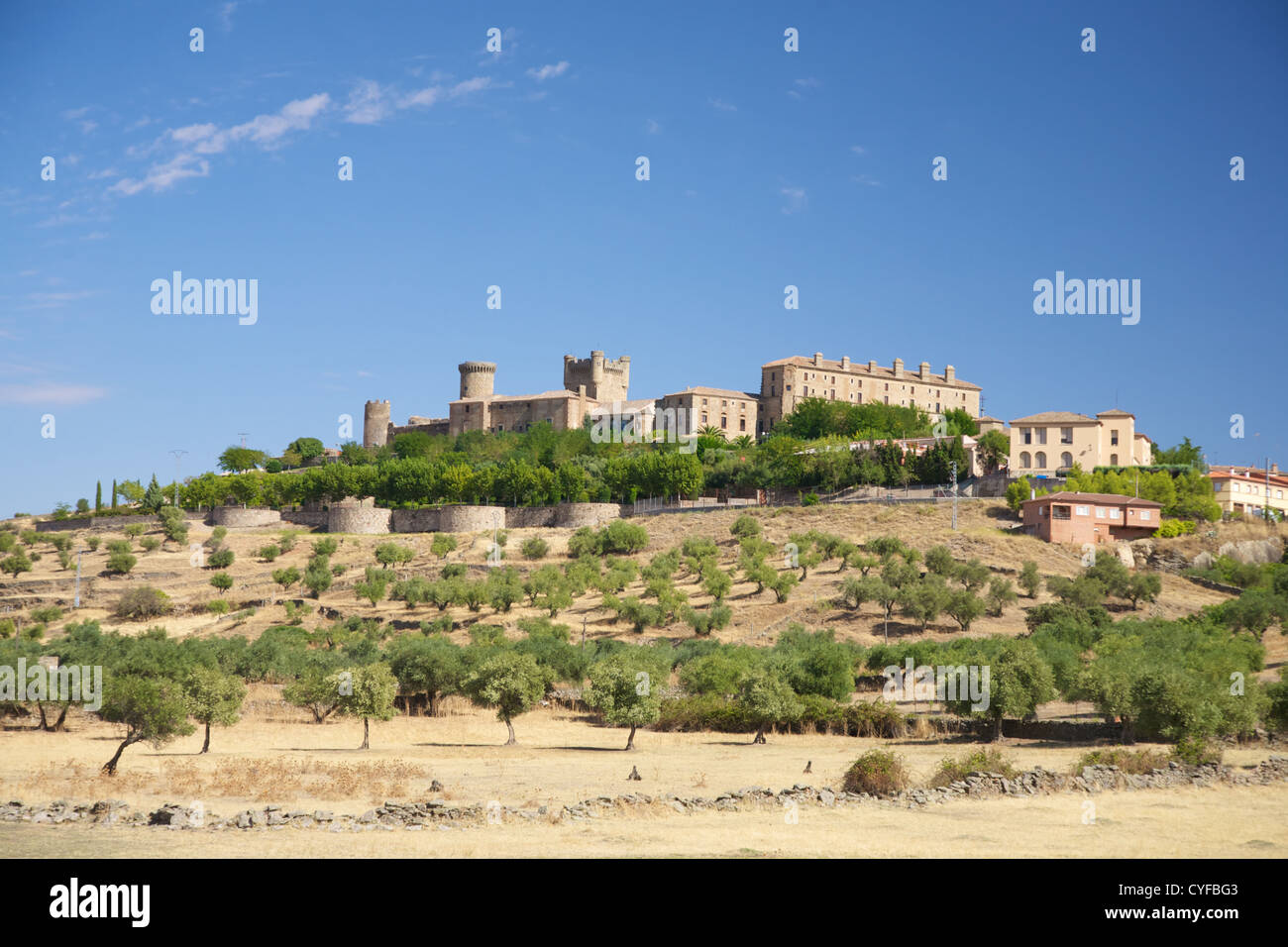 Château à Oropesa Toledo Castilla La Mancha en Espagne Banque D'Images