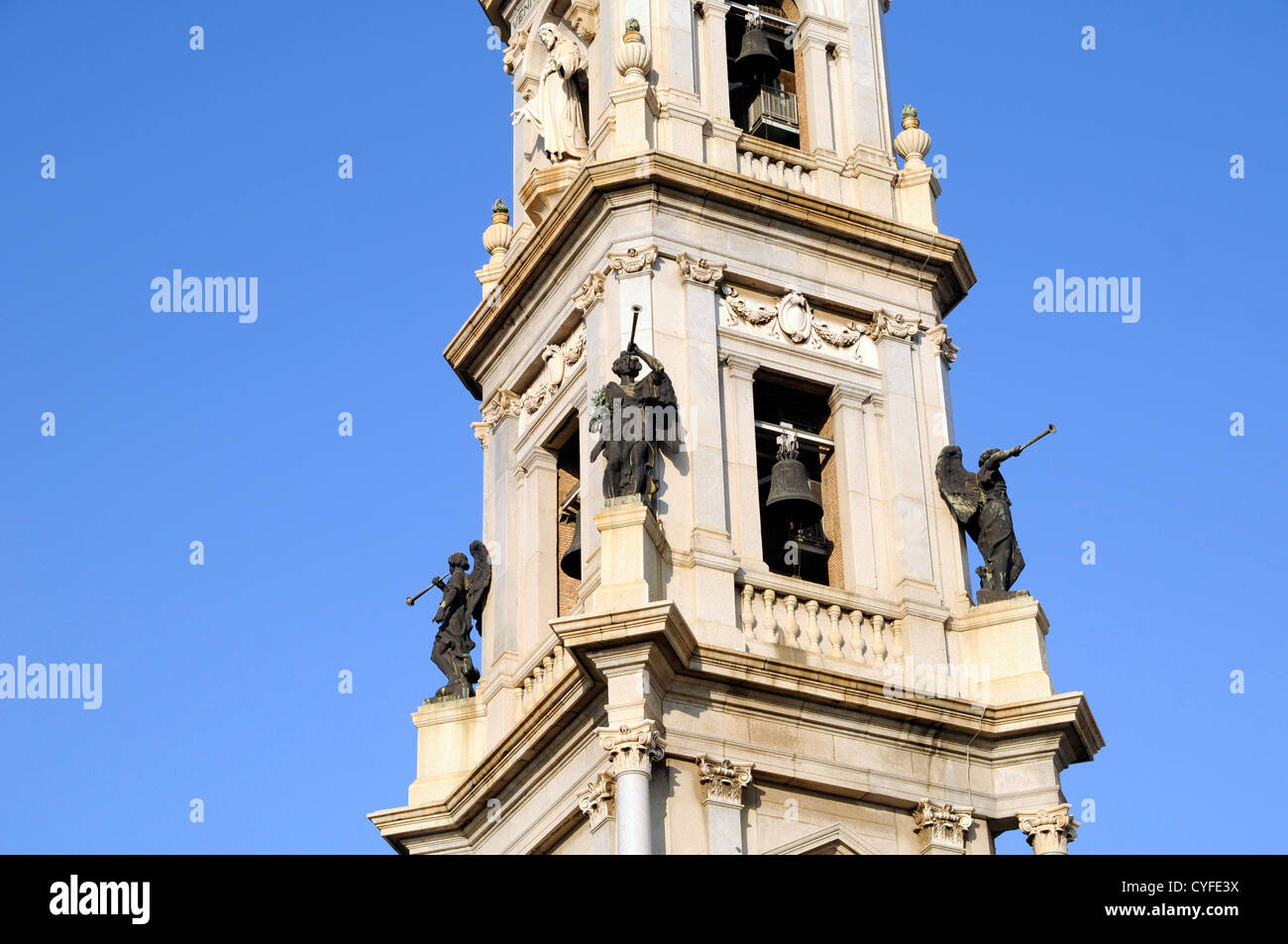 Le Sanctuaire Pontifical de la Bienheureuse Vierge du Rosaire de Pompéi, Italie Banque D'Images