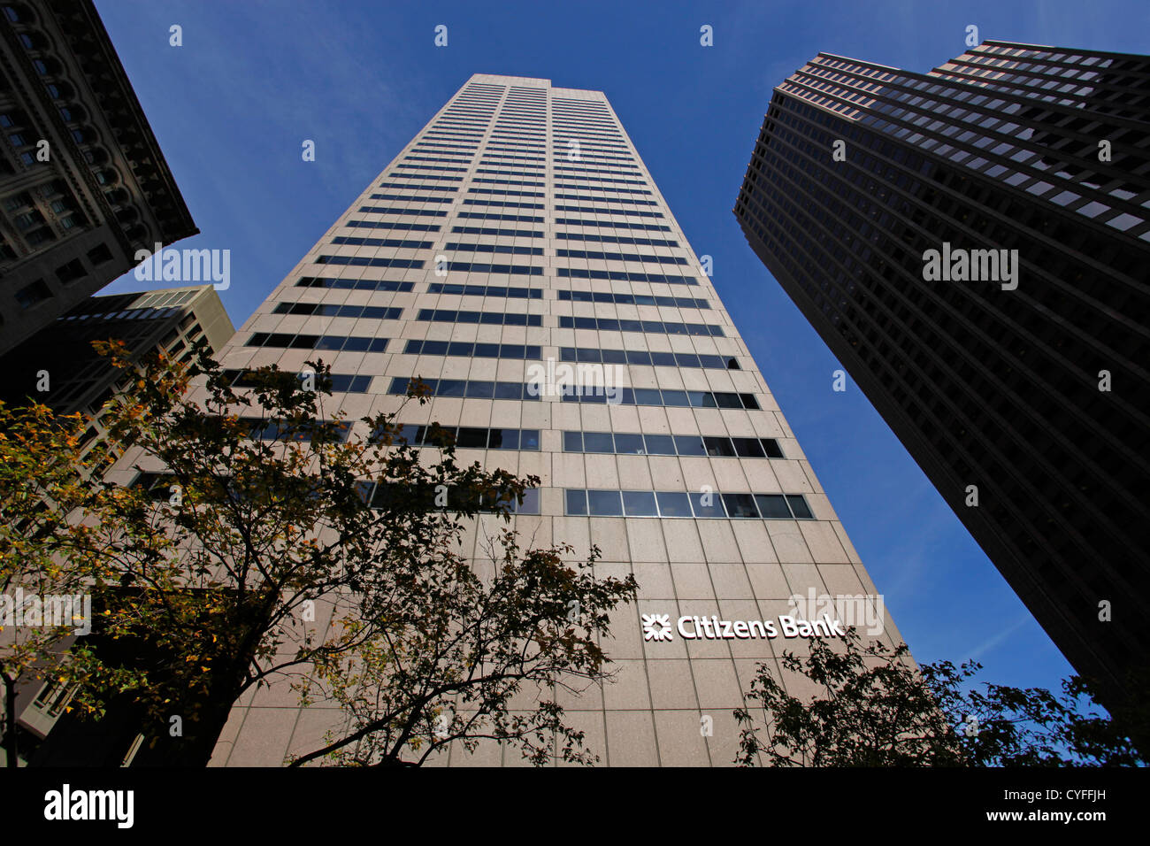 La Citizens Bank skyscraper office building, Boston, Massachusetts, Nord Banque D'Images