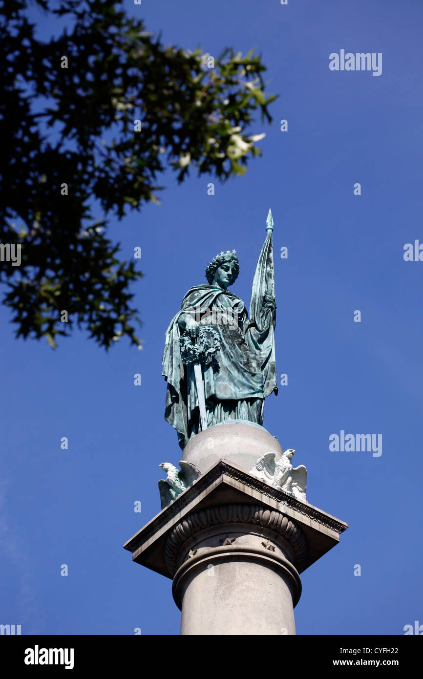 Monument aux soldats et marins statue, Boston, Massachusetts, Nord Banque D'Images