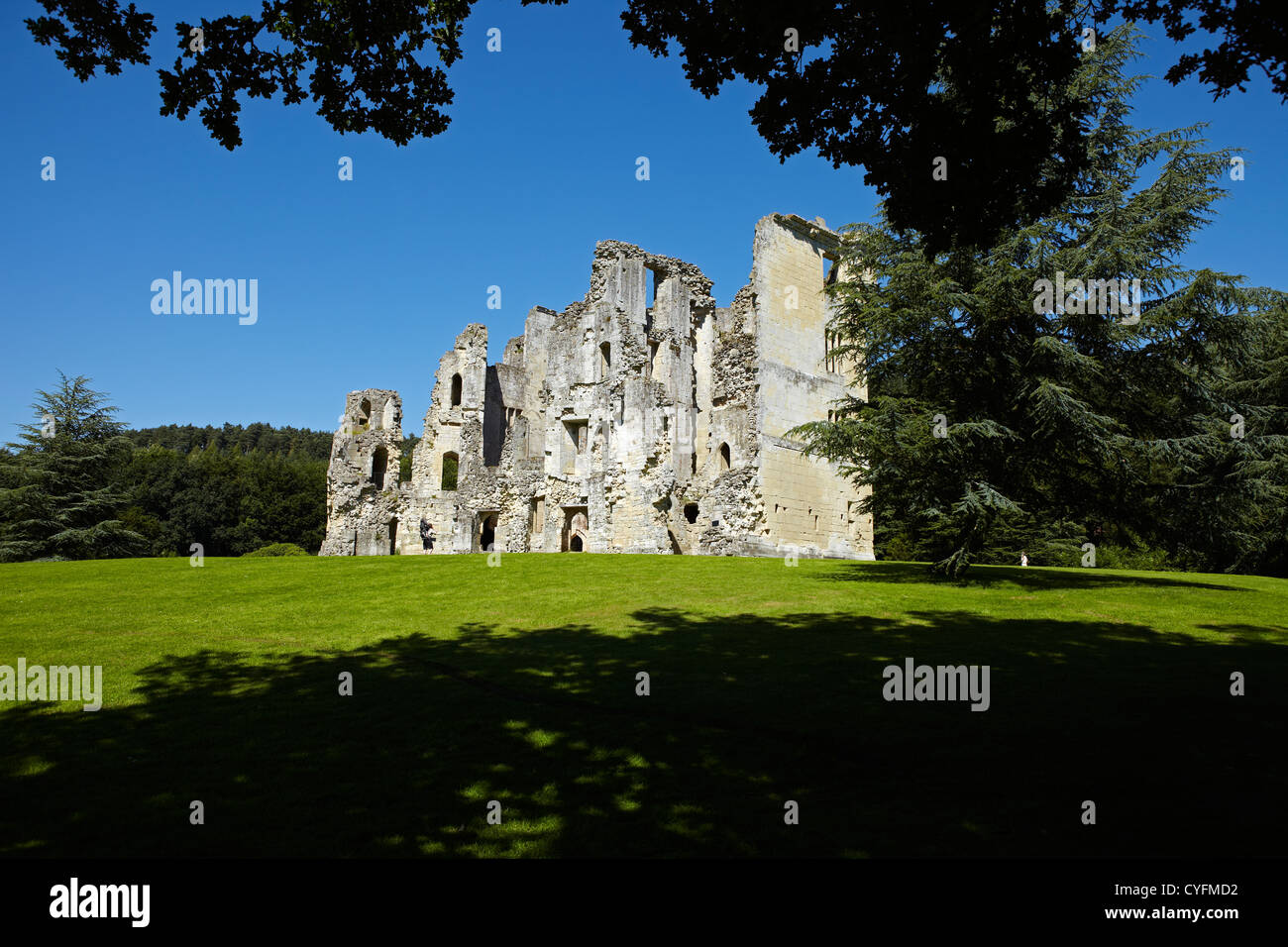 Old Wardour Castle, Wiltshire, England, UK Banque D'Images