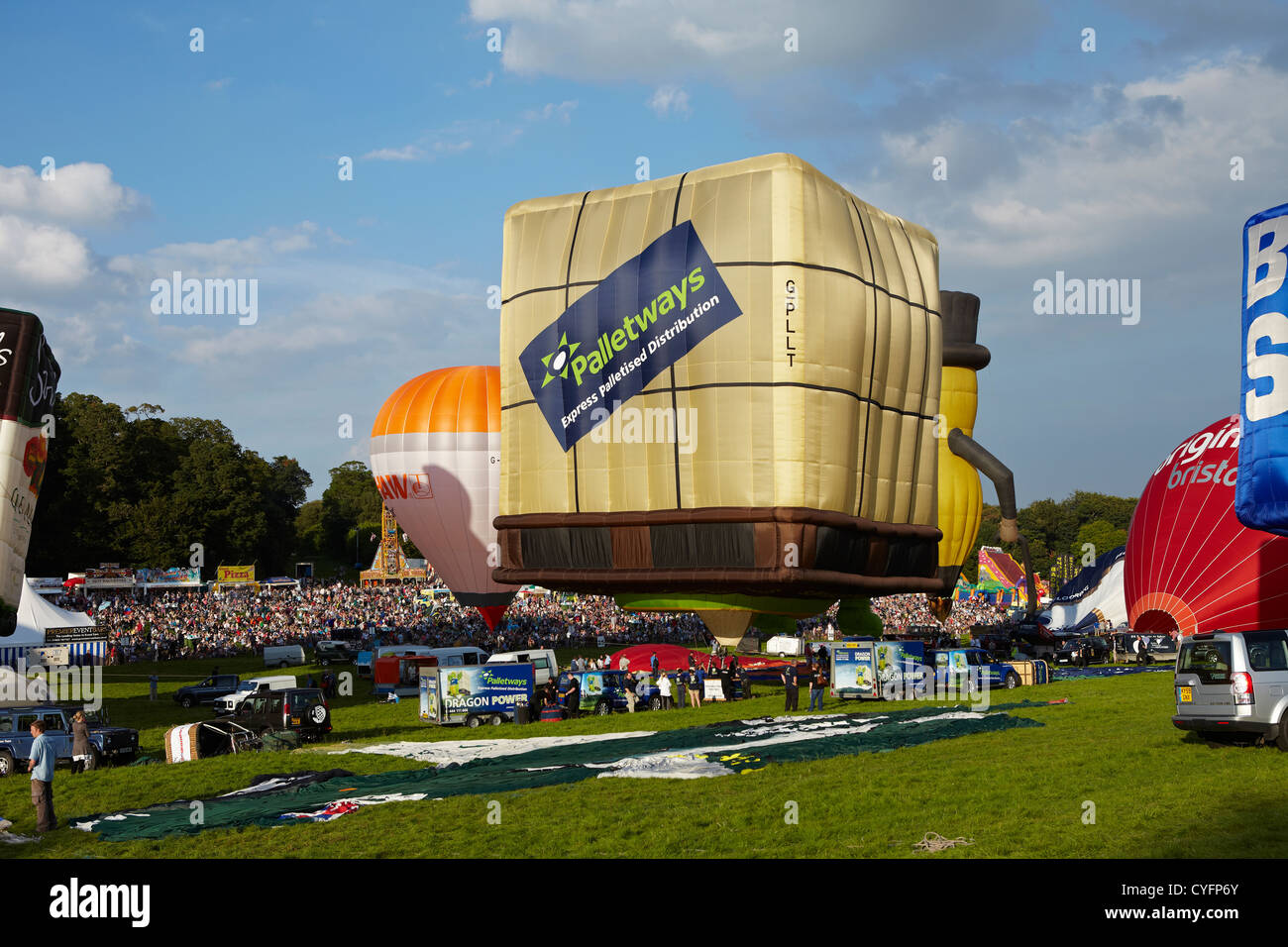 Bristol Balloon Festival, 2012, Bristol, England, UK Banque D'Images
