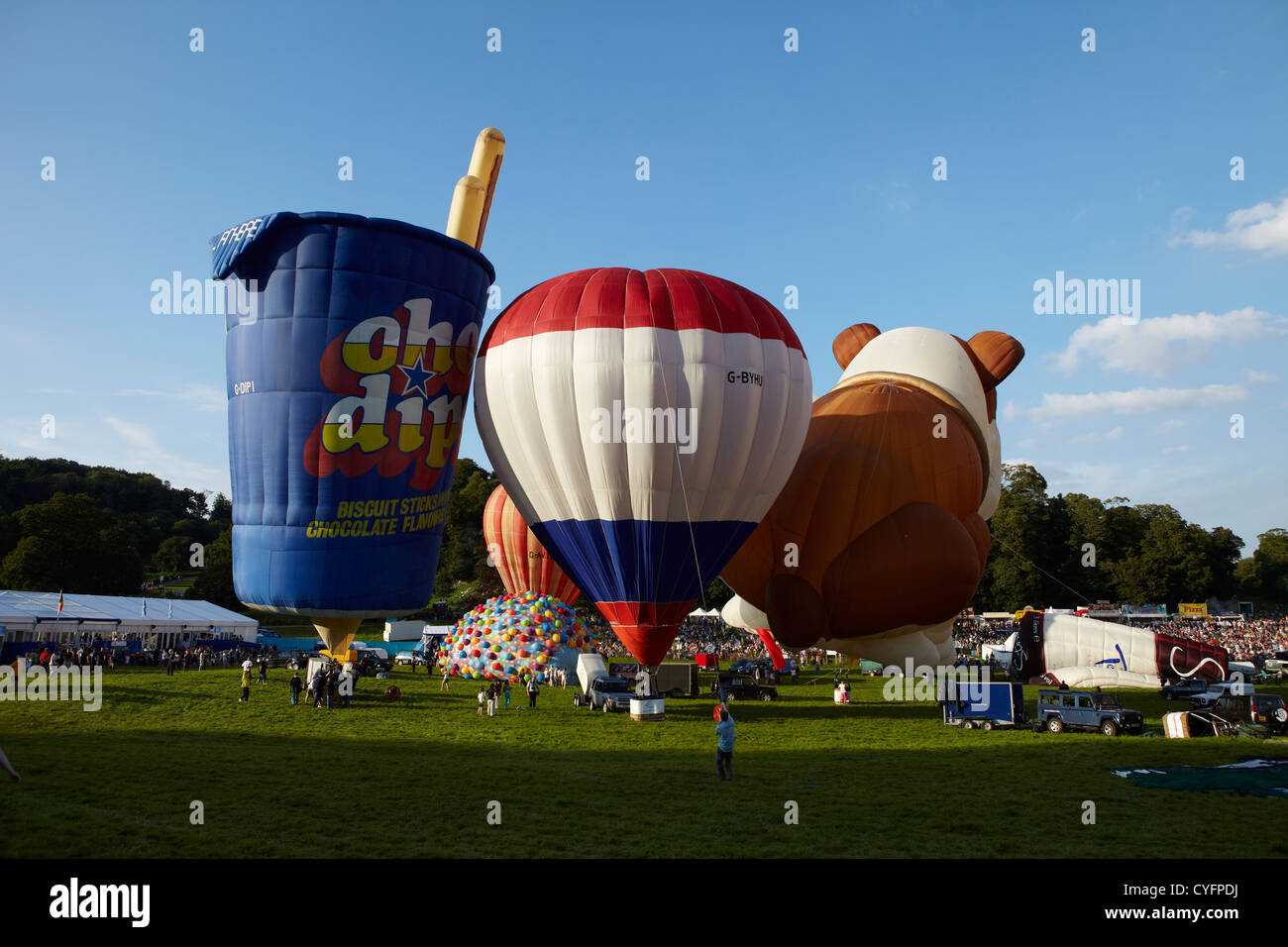 Bristol Balloon Festival, 2012, Bristol, England, UK Banque D'Images