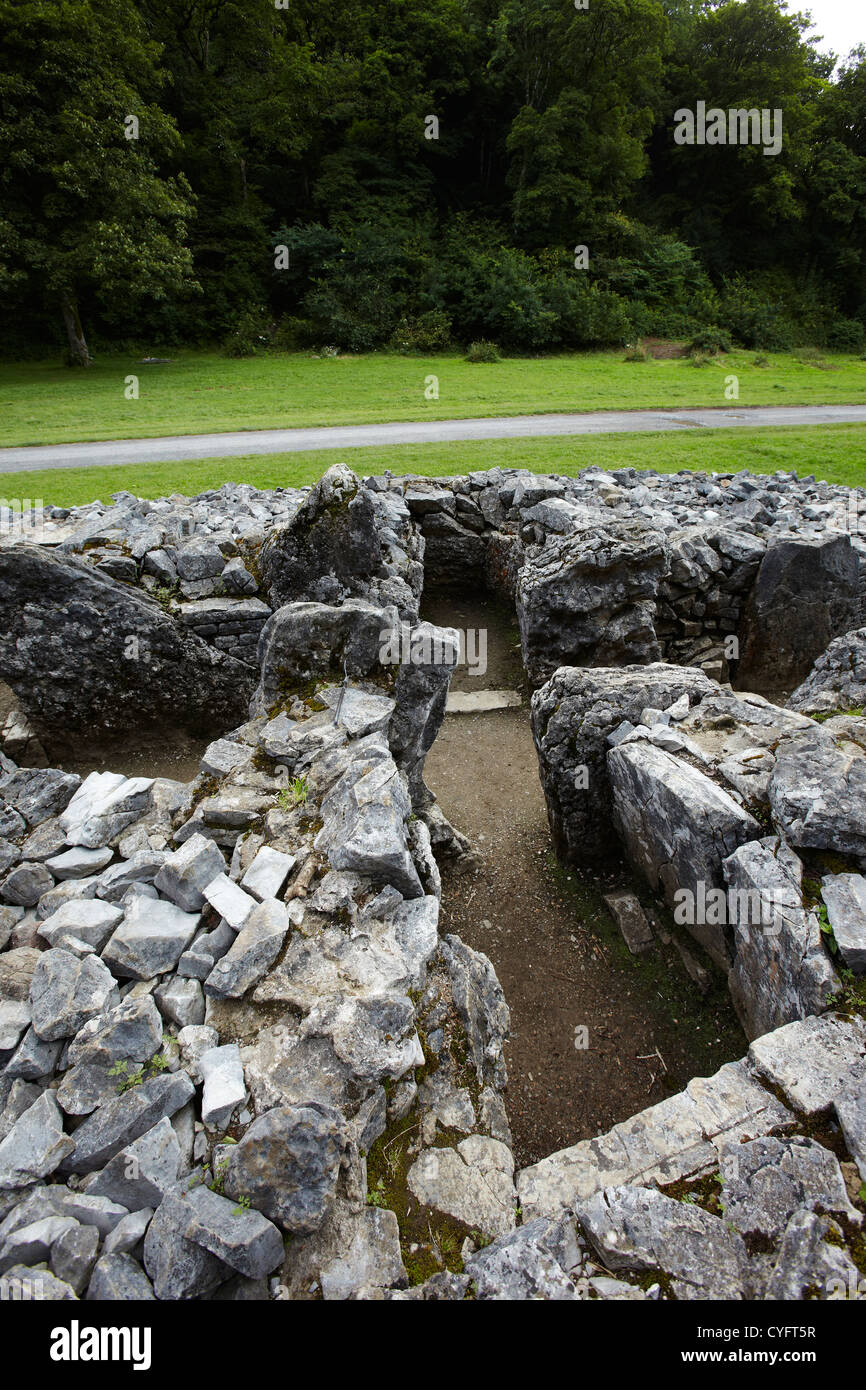 Parc le Breos chambre funéraire, Gower, Pays de Galles, Royaume-Uni Banque D'Images