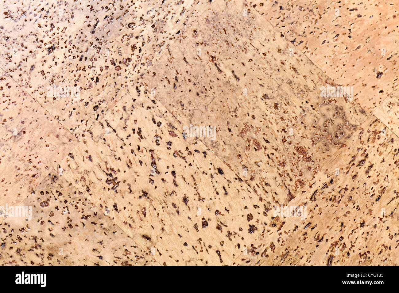 Les panneaux de liège naturel pour la décoration intérieure Banque D'Images