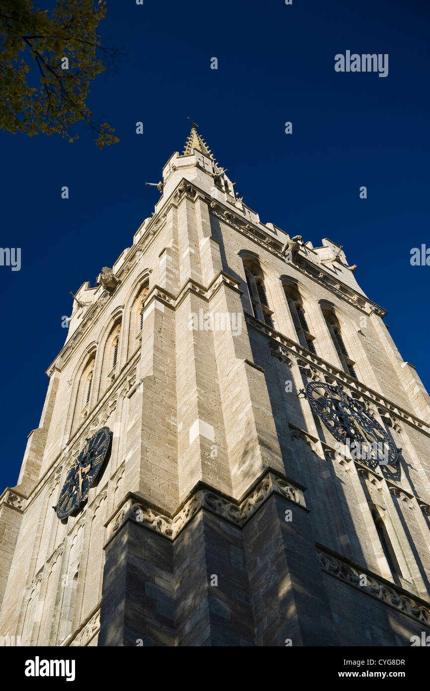 L'église paroissiale de Saint Pierre et Saint Paul dans le Northamptonshire, Kettering, UK Banque D'Images