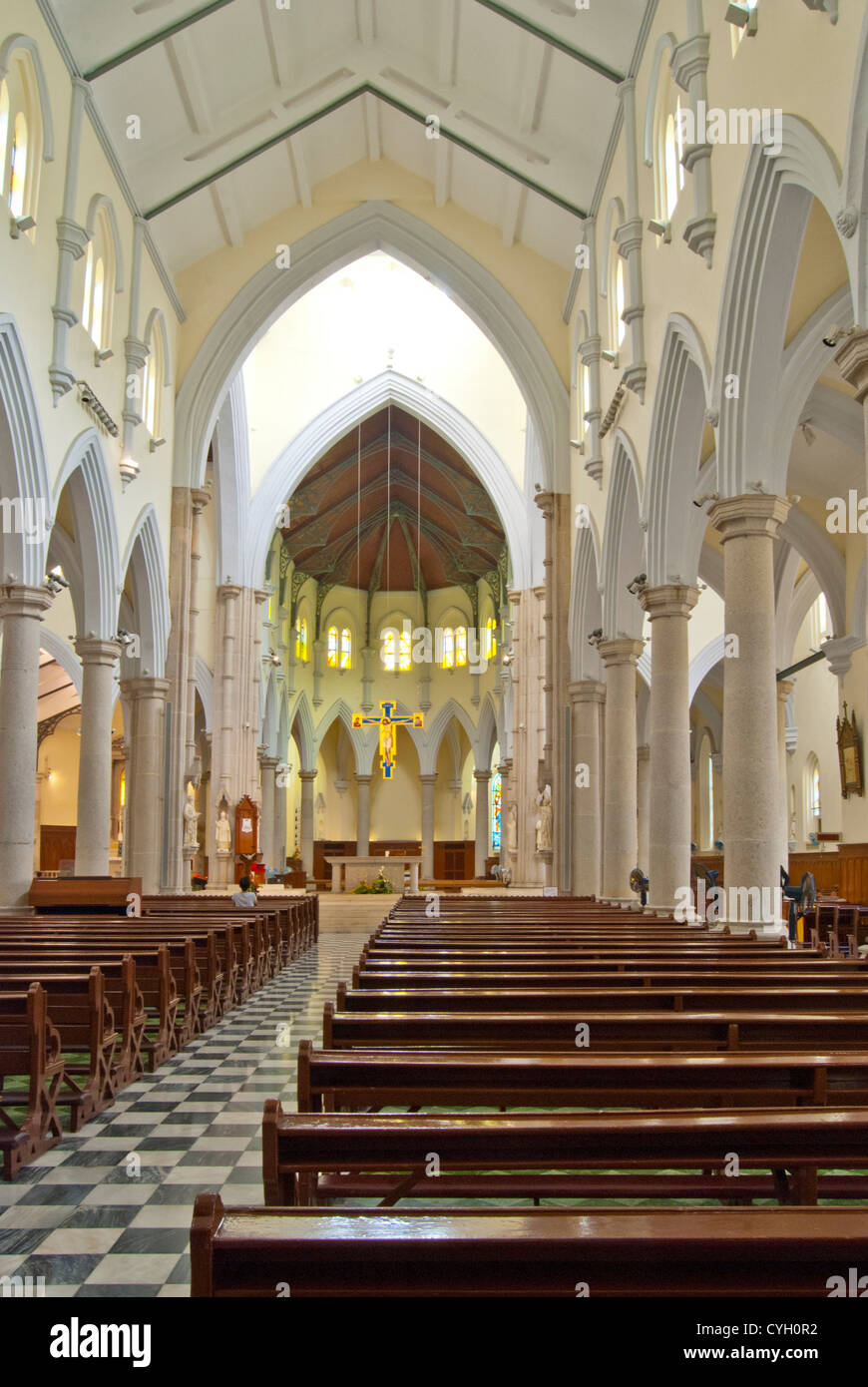 La cathédrale catholique de l'Immaculée Conception, à Hong Kong Banque D'Images