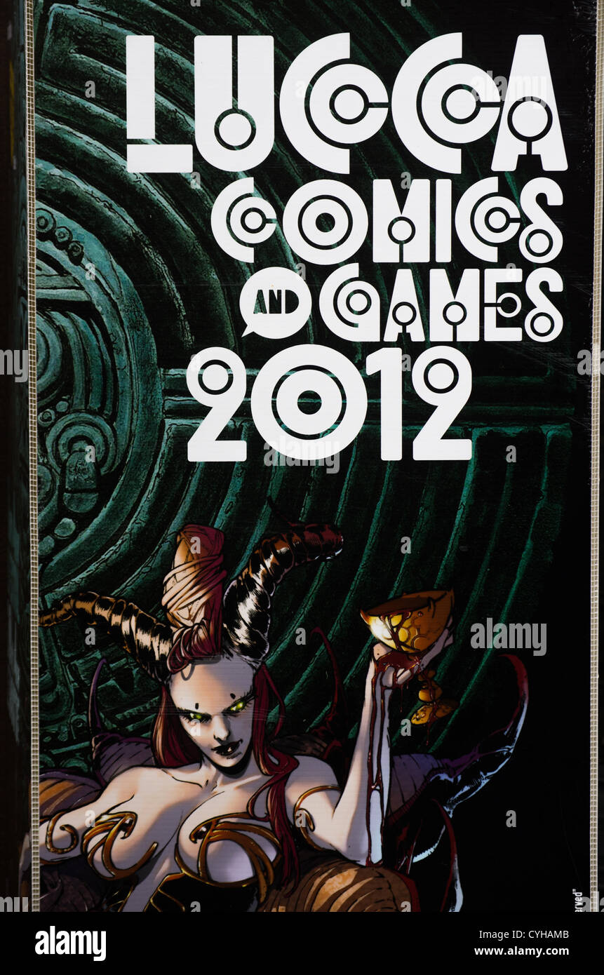 Lucca comics festival 2012, Toscane, Italie Banque D'Images