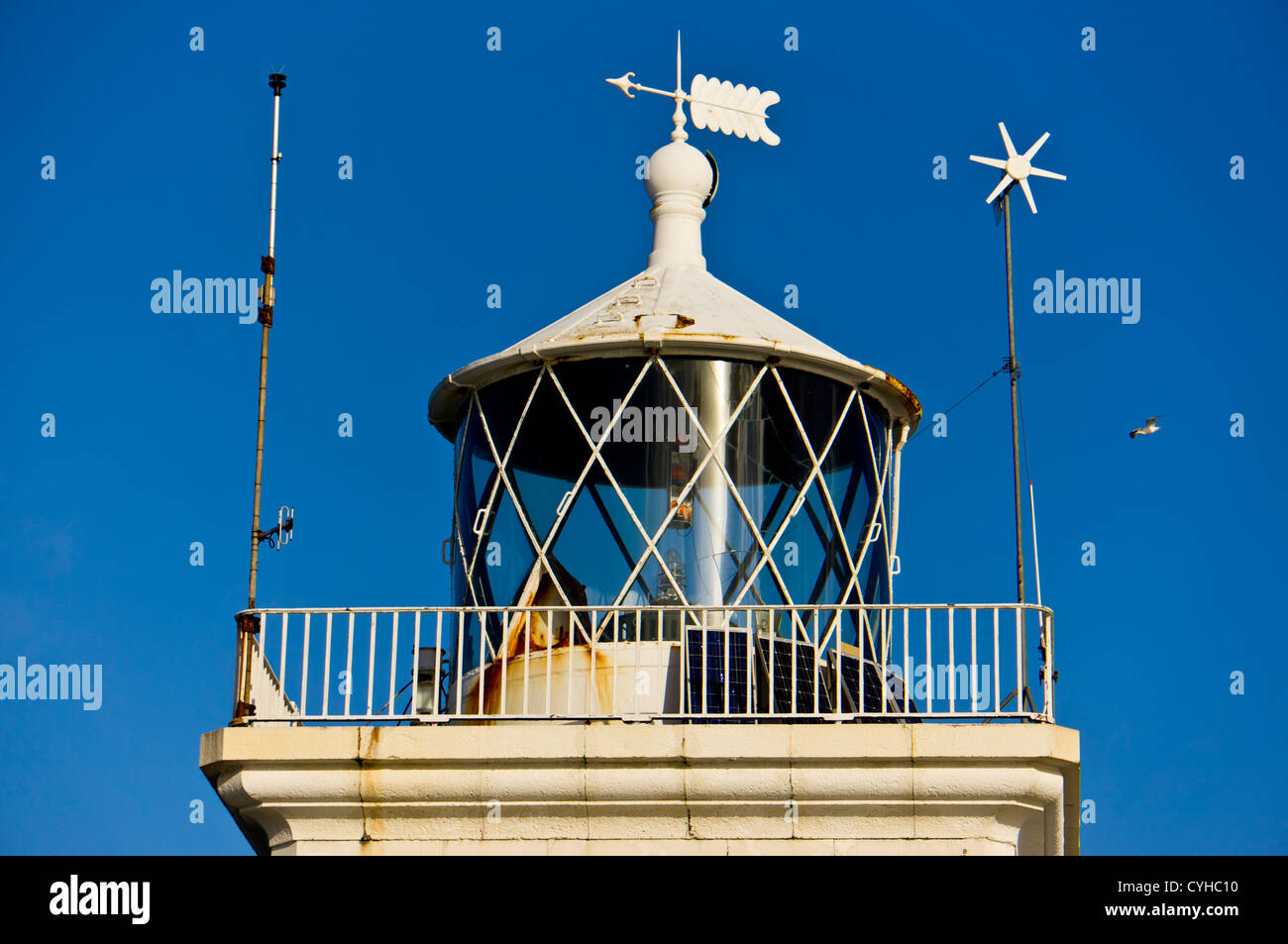 Phare de Holyhead Holyhead Anglesey au nord du Pays de Galles au Royaume-Uni. Banque D'Images