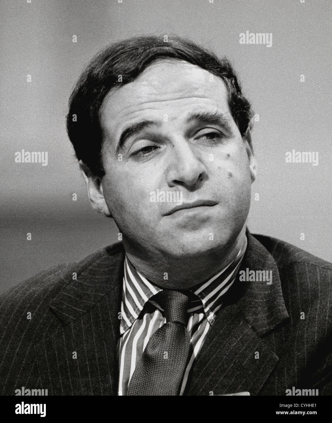 Leon Brittan, Baron Brittan de Spennithorne est un ancien Vice-président de la Commission européenne et ancien ministre de l'intérieur du Royaume-Uni. Photographie par David Cole 1984 Banque D'Images
