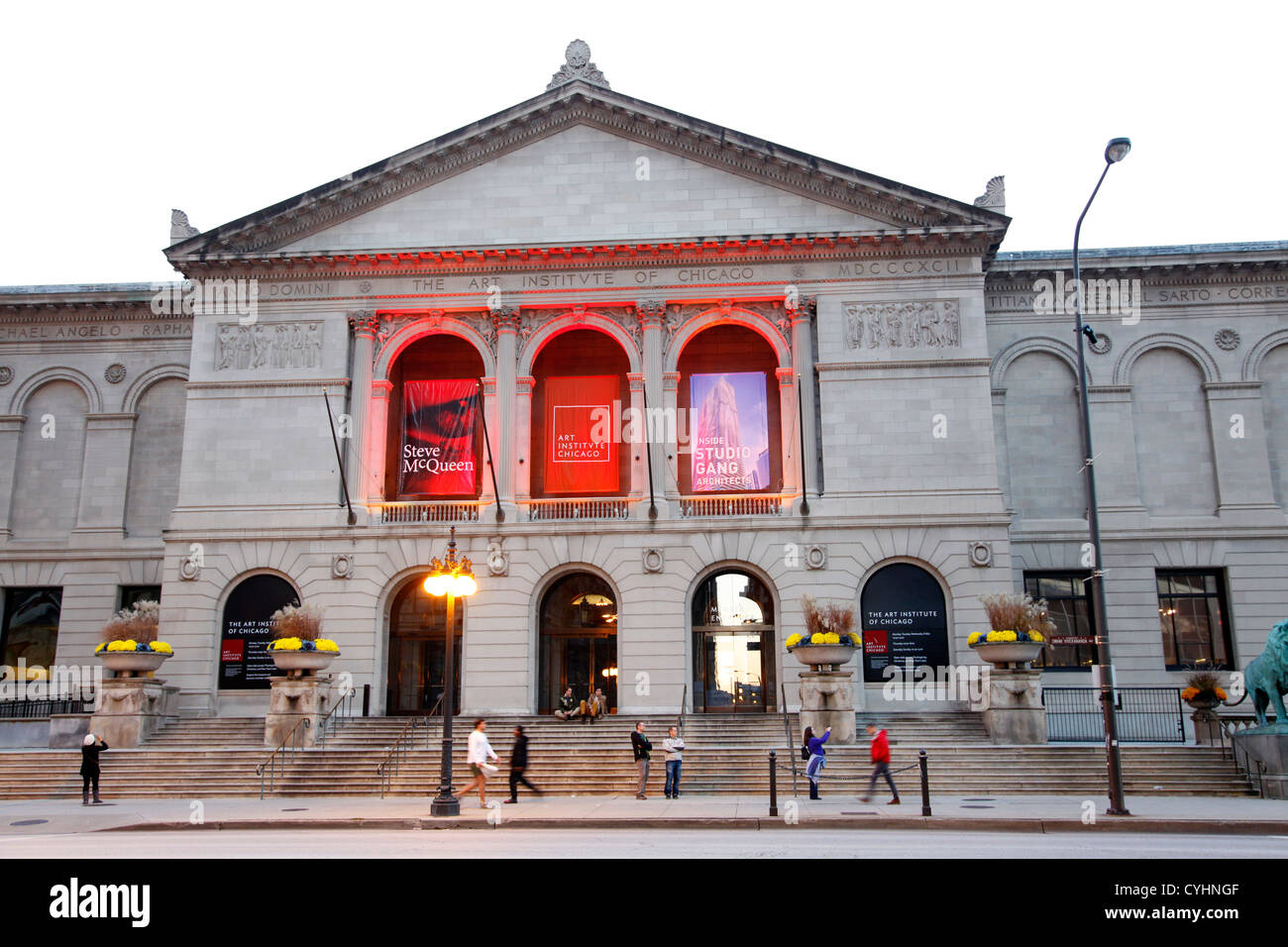 L'Art Institute de Chicago, Illinois, l'Amérique Banque D'Images