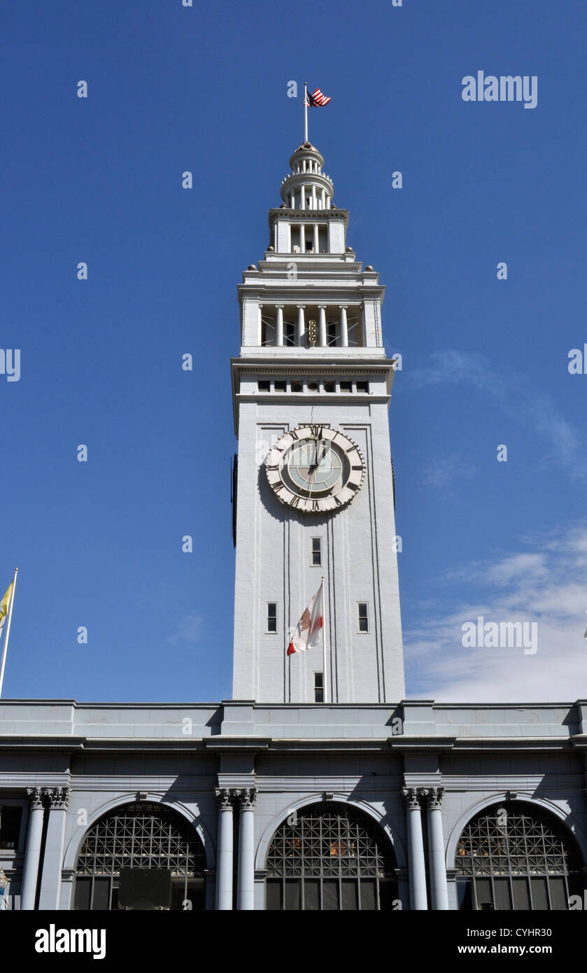 Ferry Building à San Francisco, Californie, USA Banque D'Images
