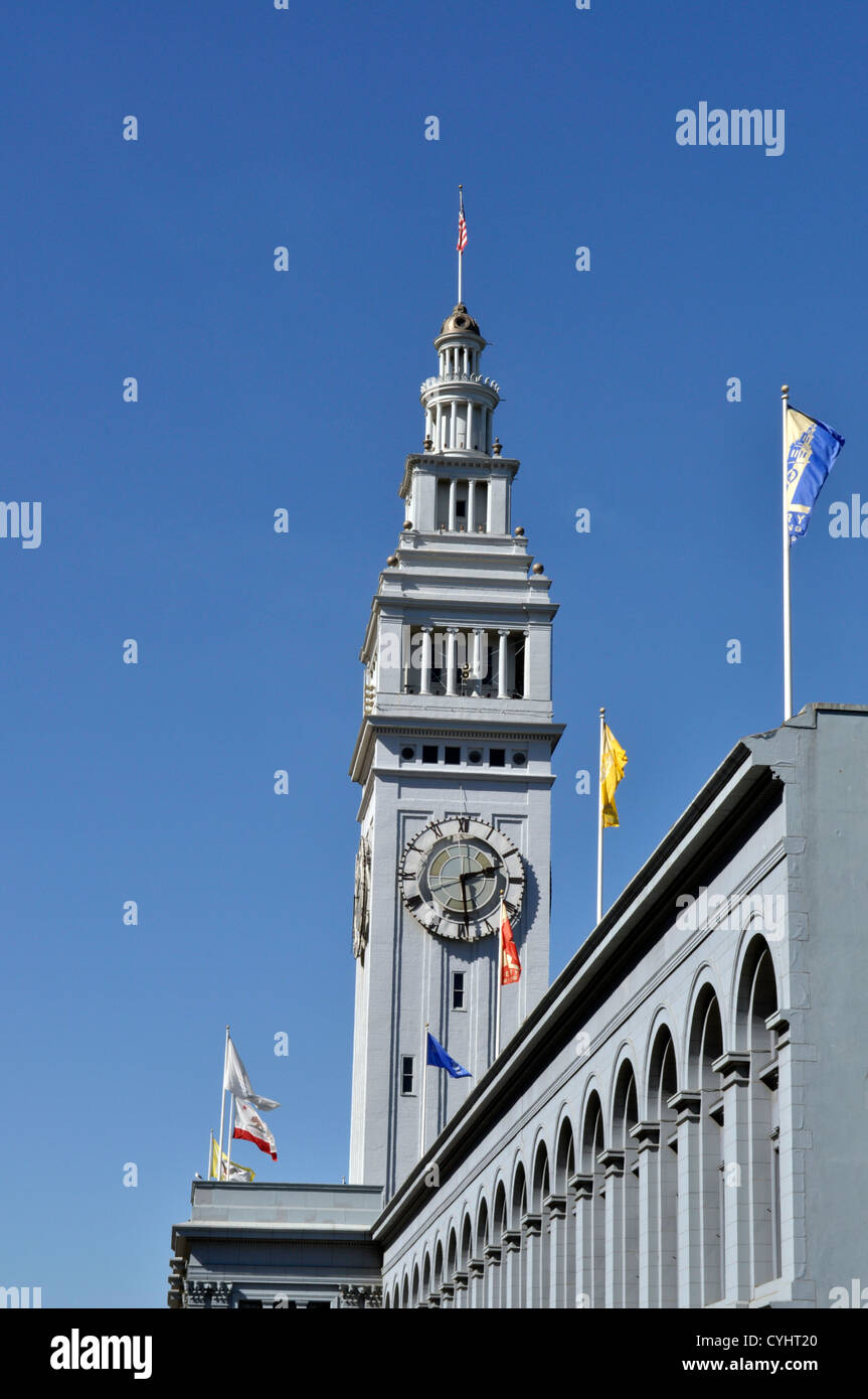 Ferry Building à San Francisco, Californie, USA Banque D'Images
