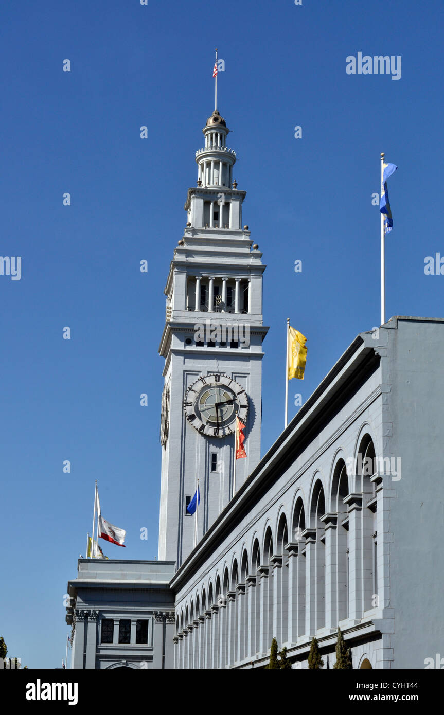 Ferry Building à San Francisco, Californie, USA Banque D'Images
