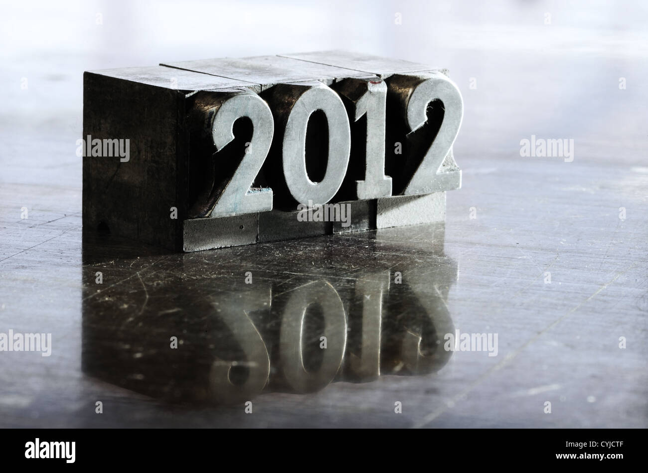 Imprimerie : année 2012 Banque D'Images