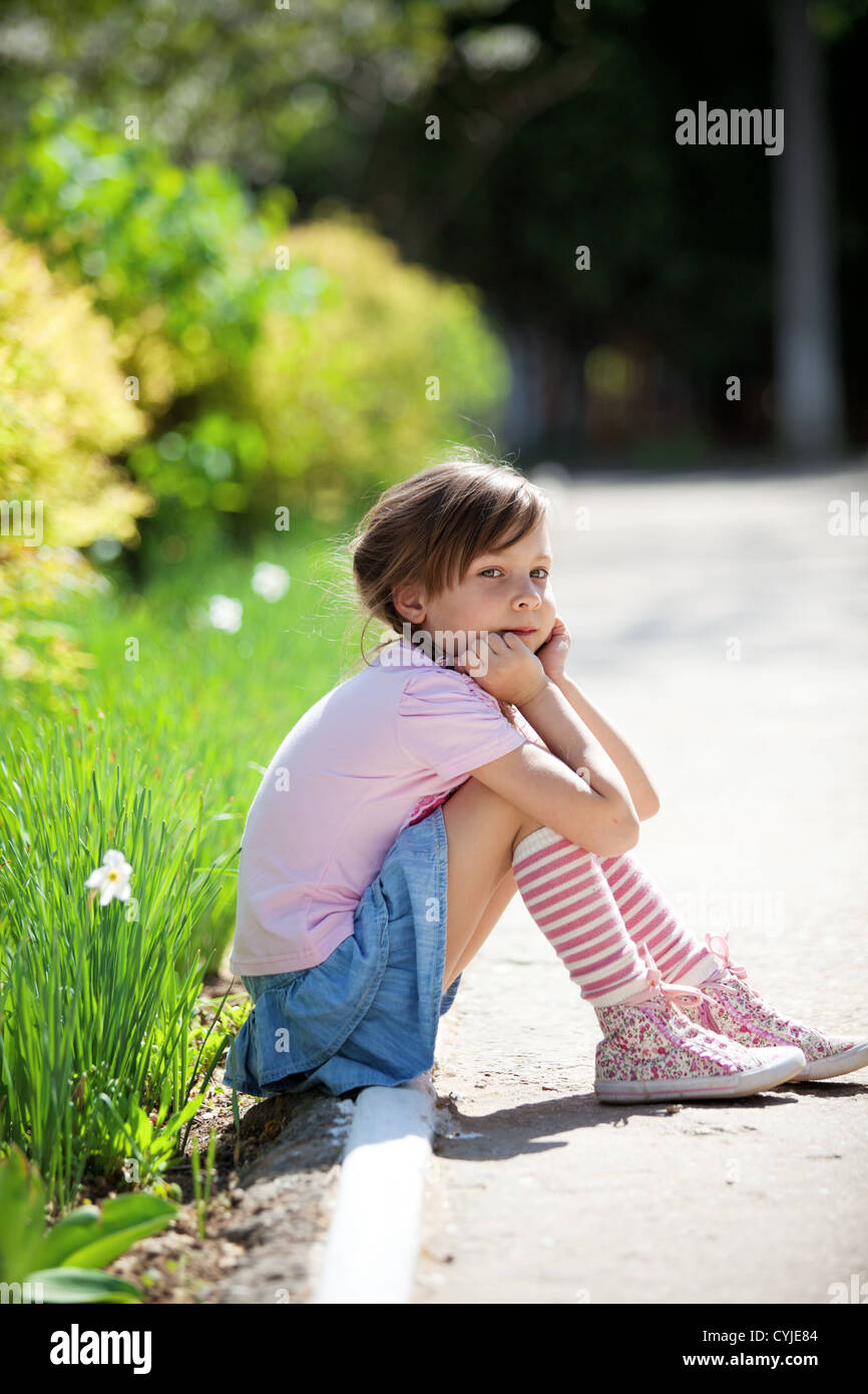 Dans le parc pour enfants Banque D'Images