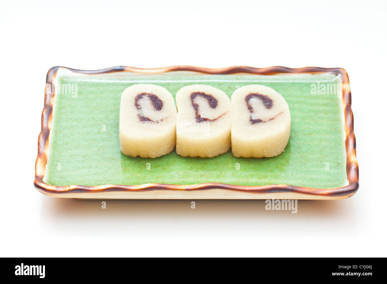 Dessert banane Banque D'Images