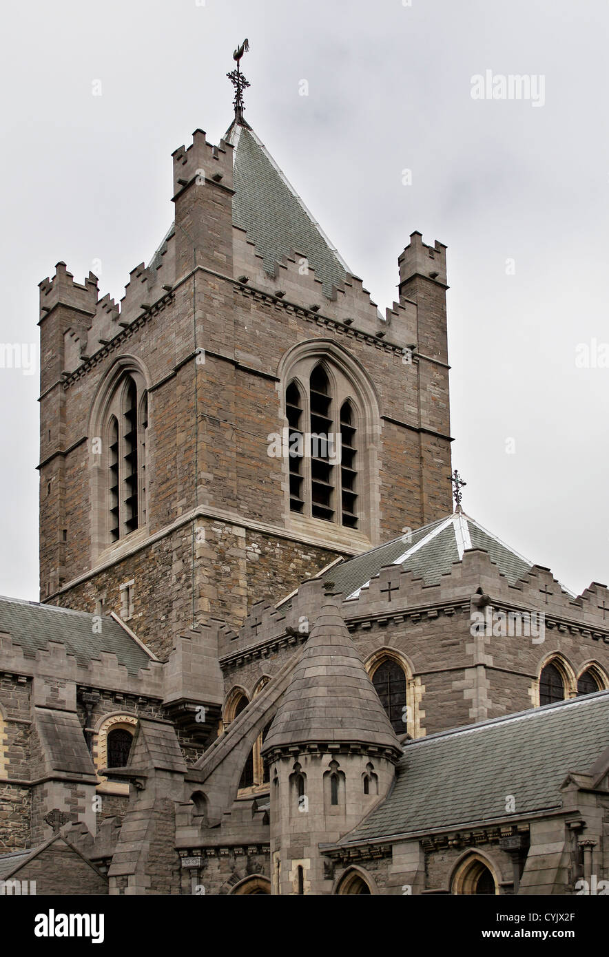 La Cathédrale Christ Church à Dublin, Irlande Banque D'Images