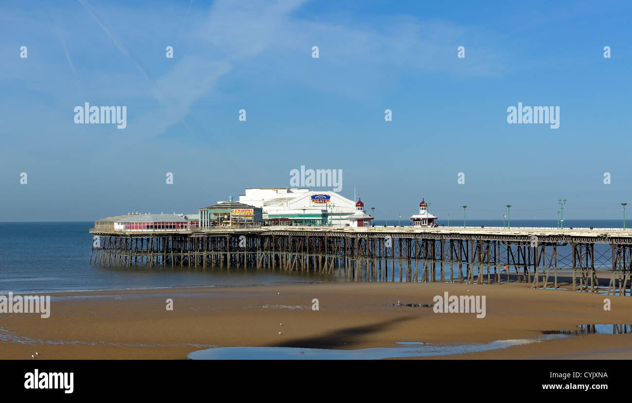 North Pier Blackpool England uk Banque D'Images