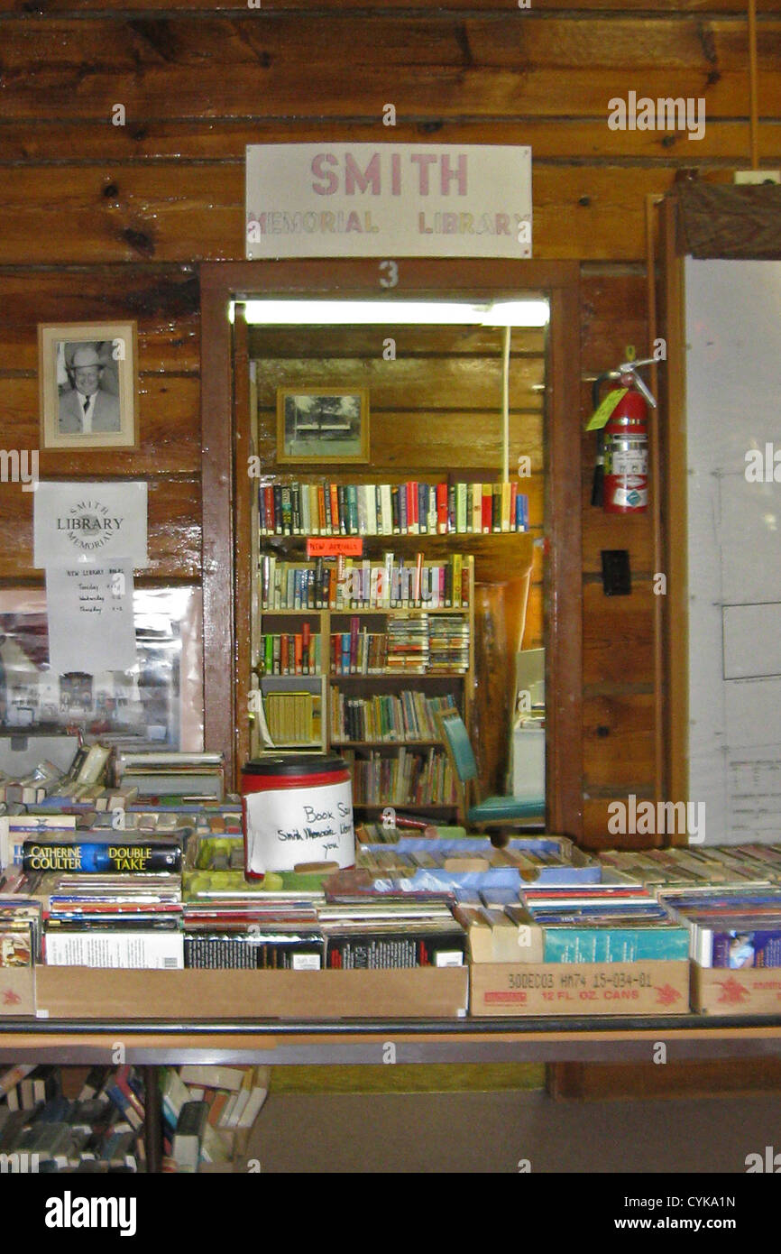 Smith Memorial Library, situé à l'intérieur du Lodge à Timberon Timberon, Nouveau Mexique} Banque D'Images