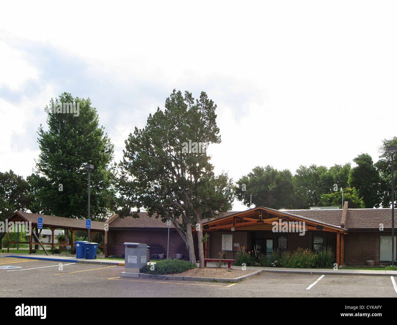 White Rock (Nouveau Mexique) Branch Library, une partie de la bibliothèque du comté de Los Alamos, situé dans le Complexe municipal au 133 Lo Banque D'Images