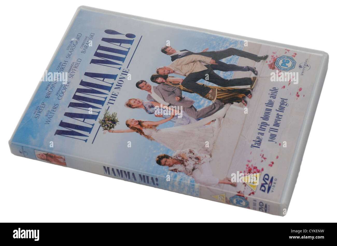 Mamma Mia ! DVD Banque D'Images