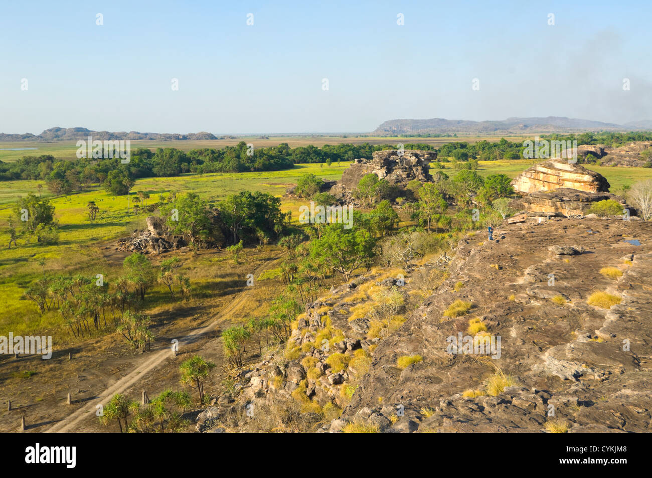 Plaine d'Ubirr, Nardab, Kakadu National Park, Territoire du Nord, Australie Banque D'Images