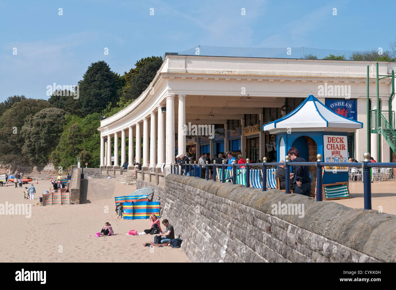 Pays de Galles, Barry Island, station balnéaire, plage Banque D'Images