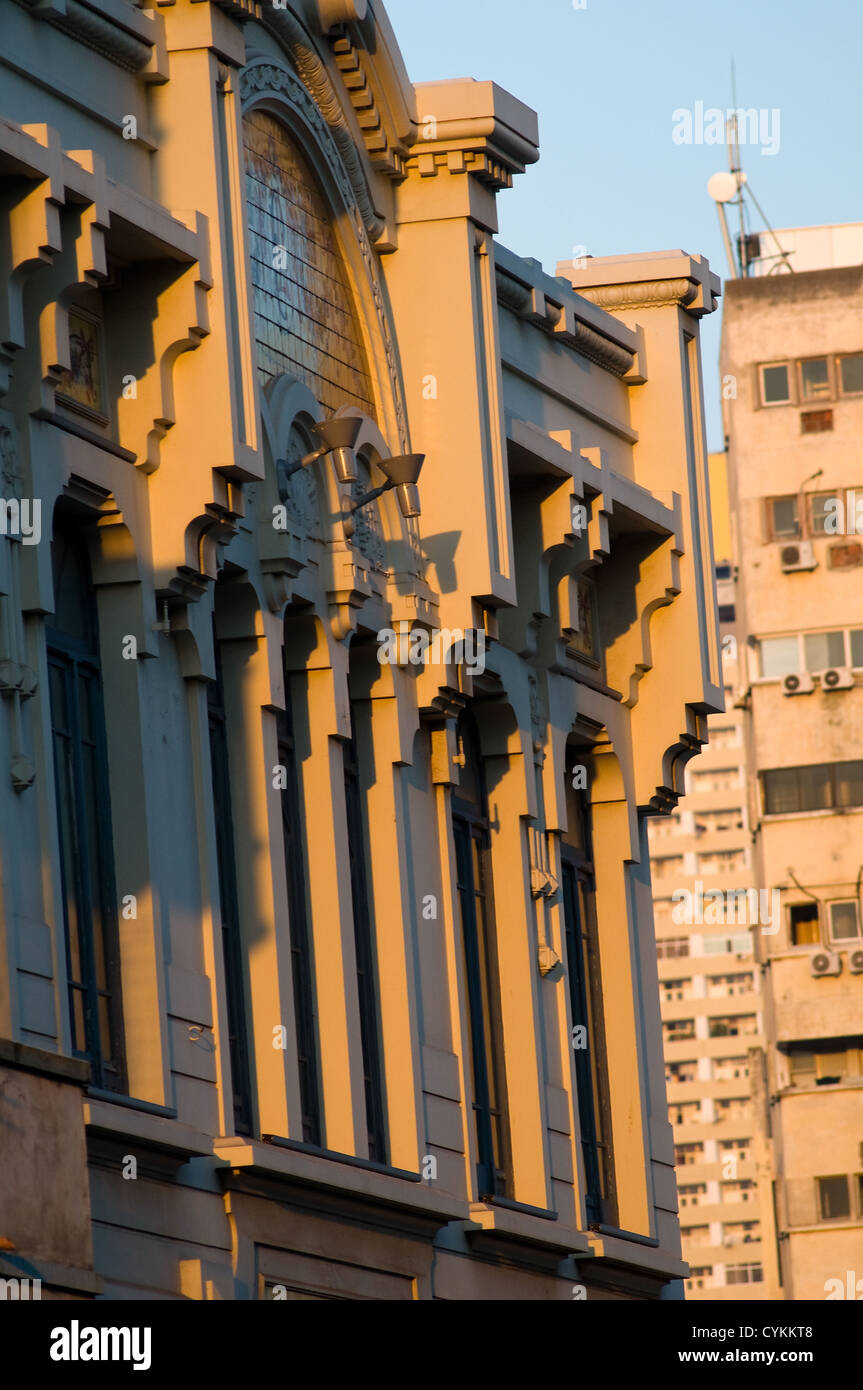 L'architecture coloniale portugaise, zone portuaire, Maputo, Mozambique Banque D'Images