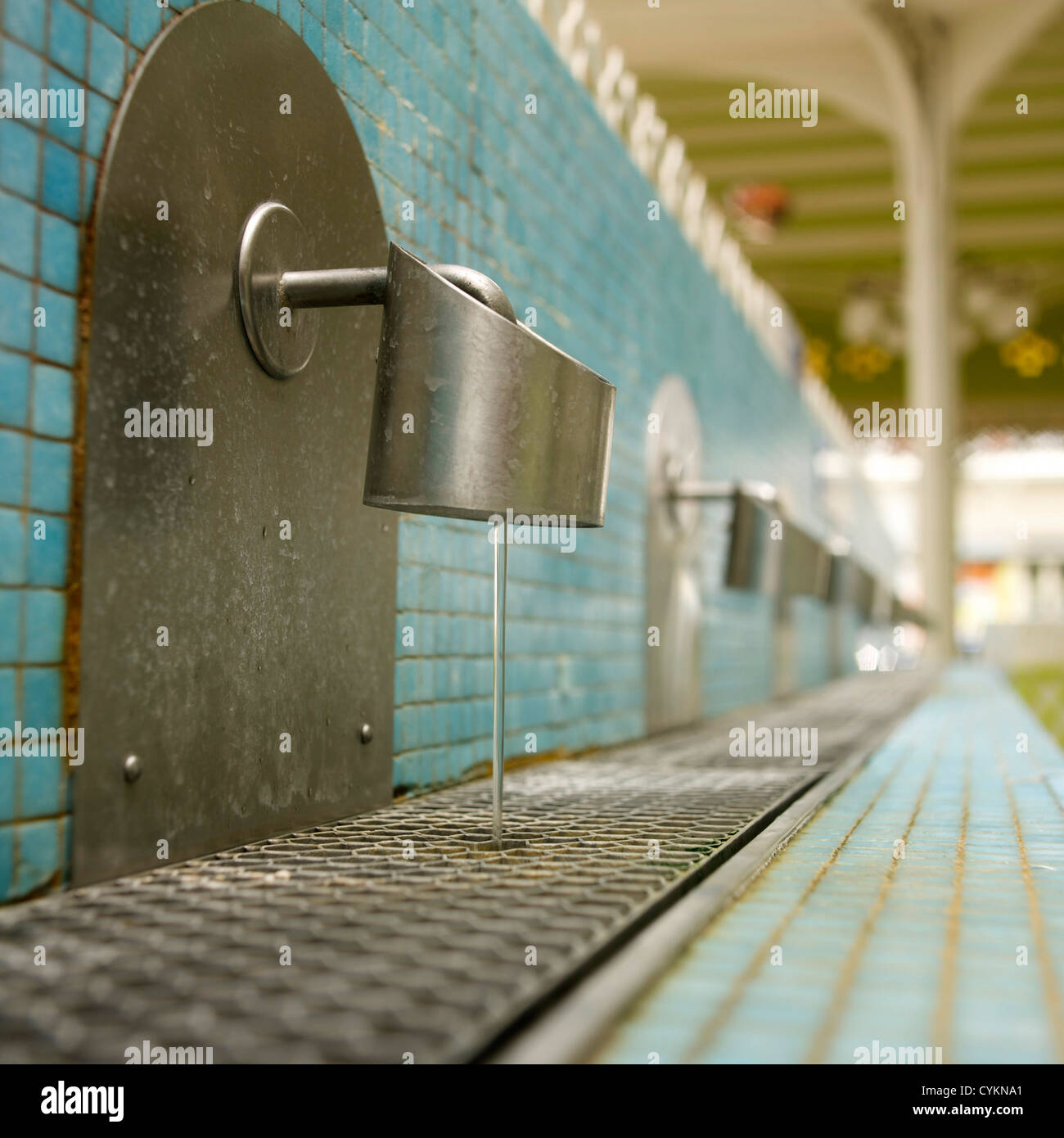 Dans la source thermale de Vichy, Auvergne, France, Europe Banque D'Images