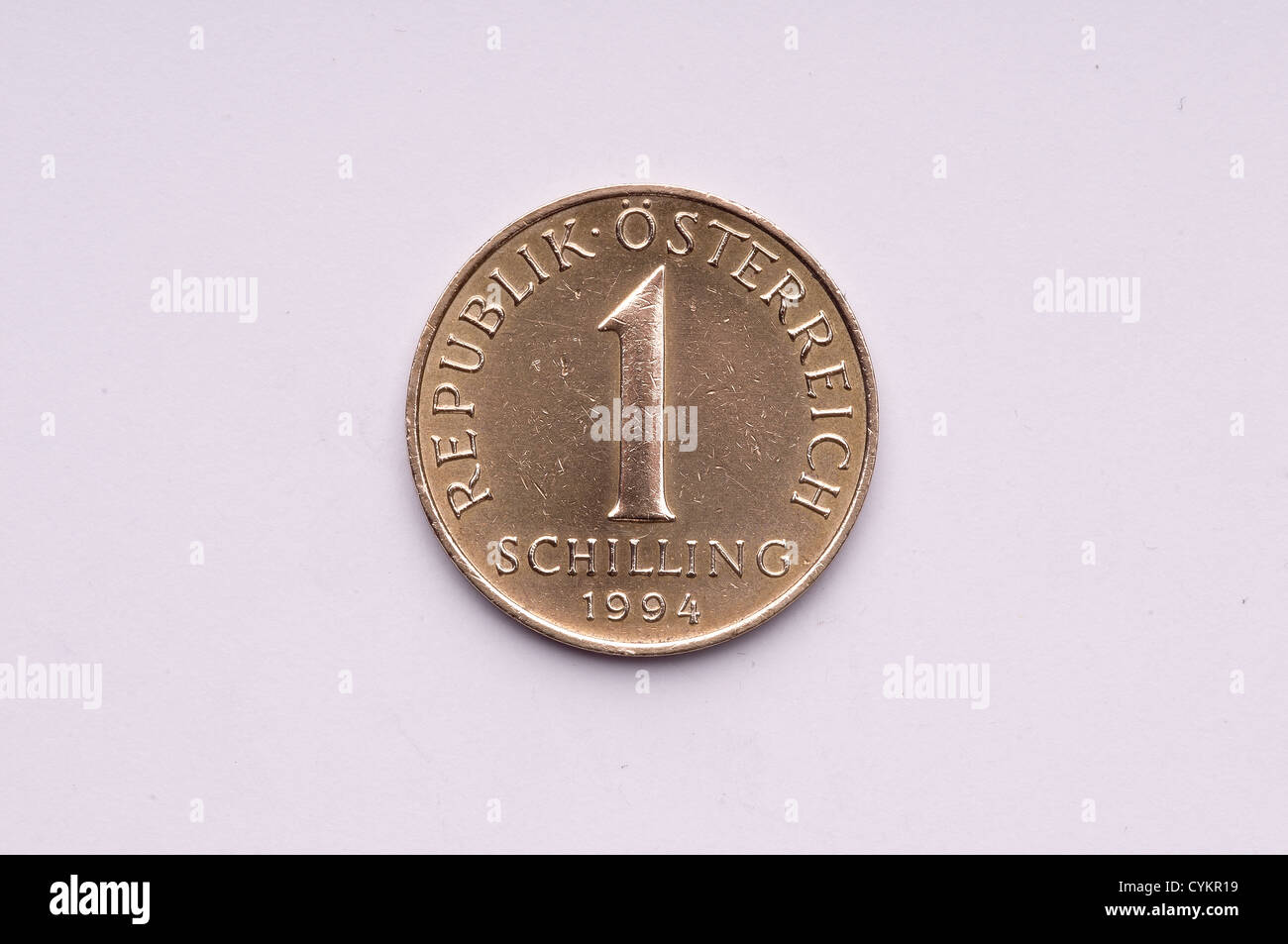 Une pièce de monnaie autrichienne Banque D'Images